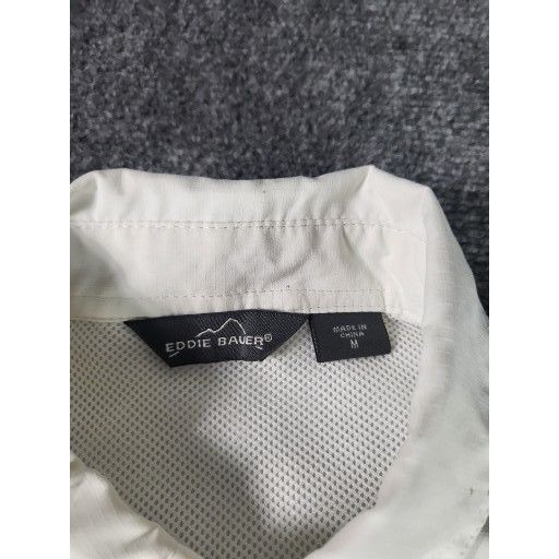 Eddie Bauer Eddie Bauer Vented Fishing Shirt Men Sz M White Johnny Trigg Size US M / EU 48-50 / 2 - 10 Thumbnail