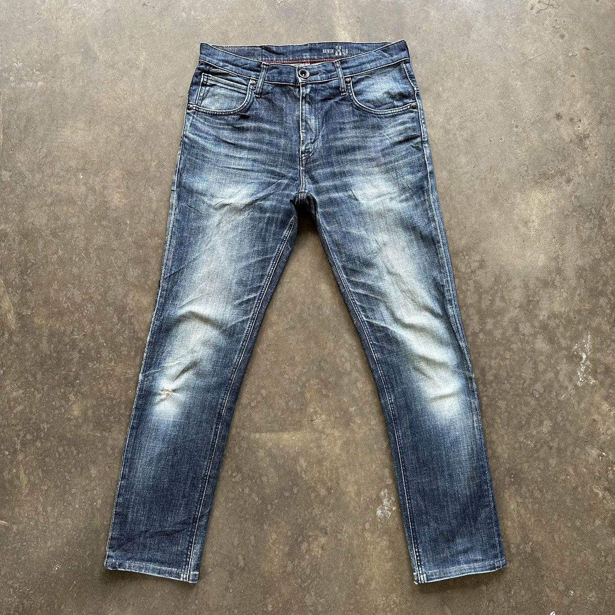 Edwin × Jean × Vintage Vintage Edwin Distressed Faded Denim Jean Pant W33 Size US 33 - 1 Thumbnail