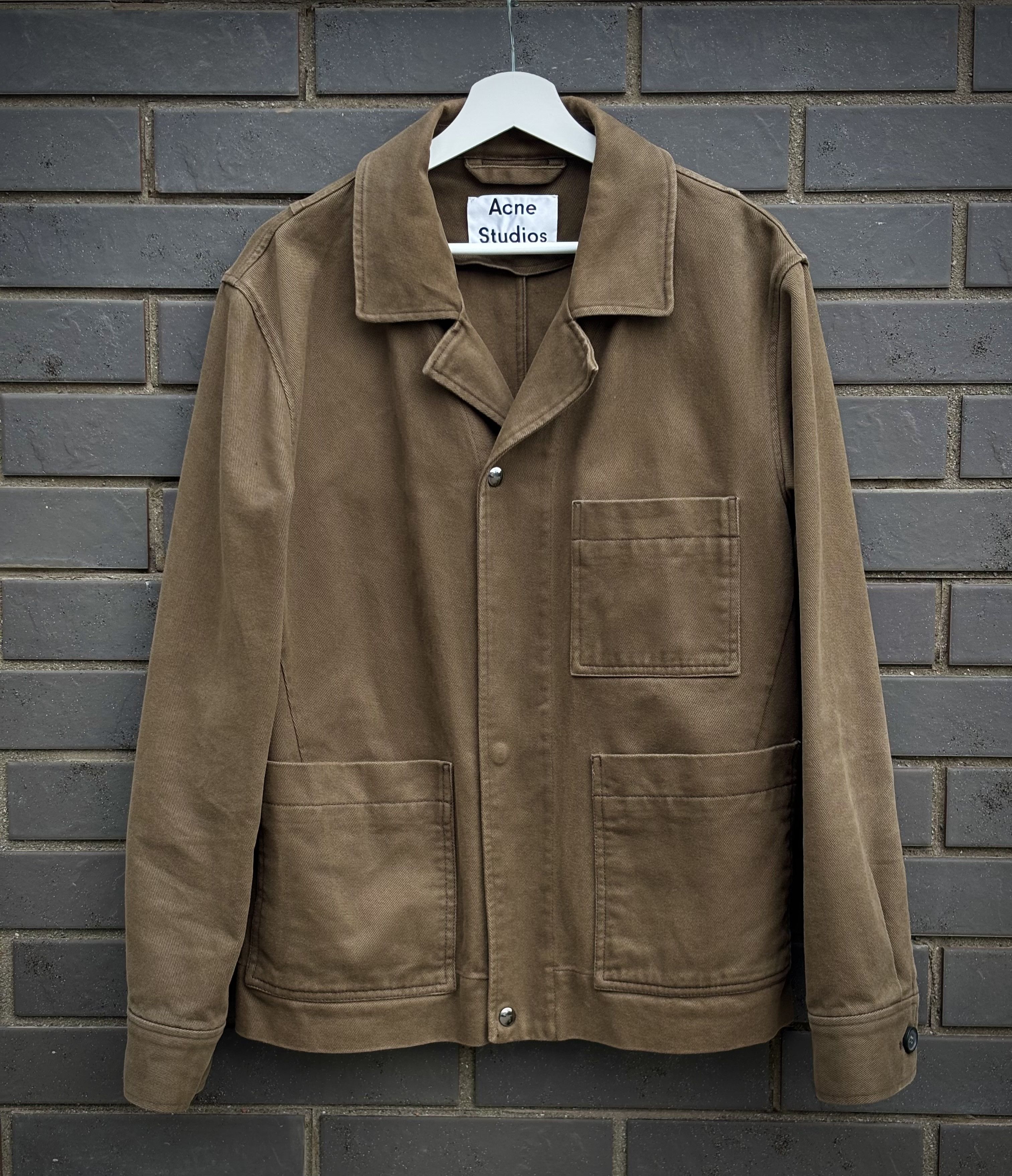 Acne Studios Acne Studios Chore Twill Jacket in brown Size US L / EU 52-54 / 3 - 2 Thumbnail