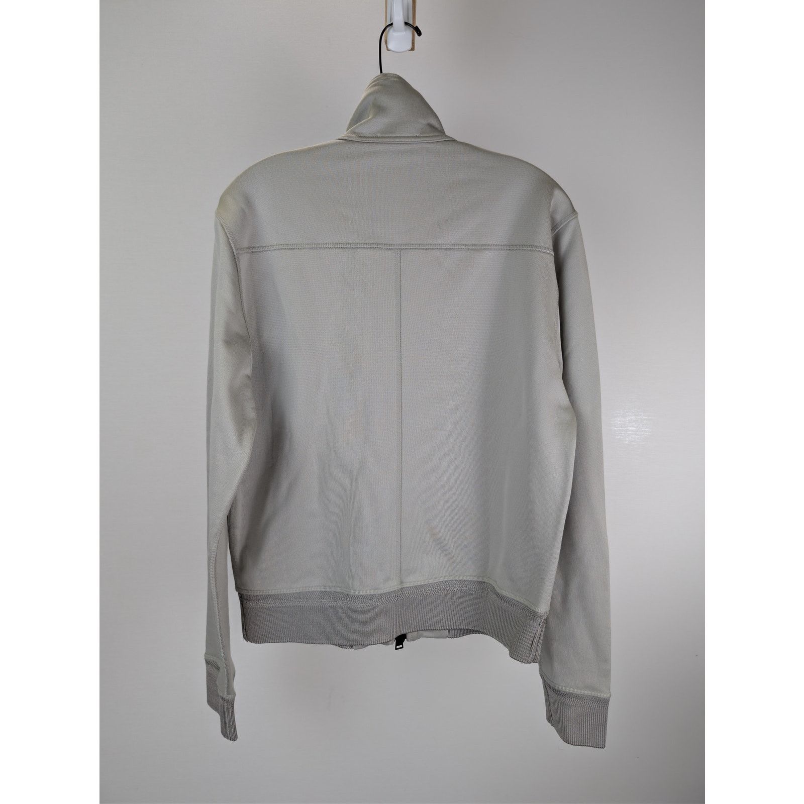 Tom Ford o1rshd1 CC20 zip-up jacket with leather trims in Grey Size US M / EU 48-50 / 2 - 11 Thumbnail