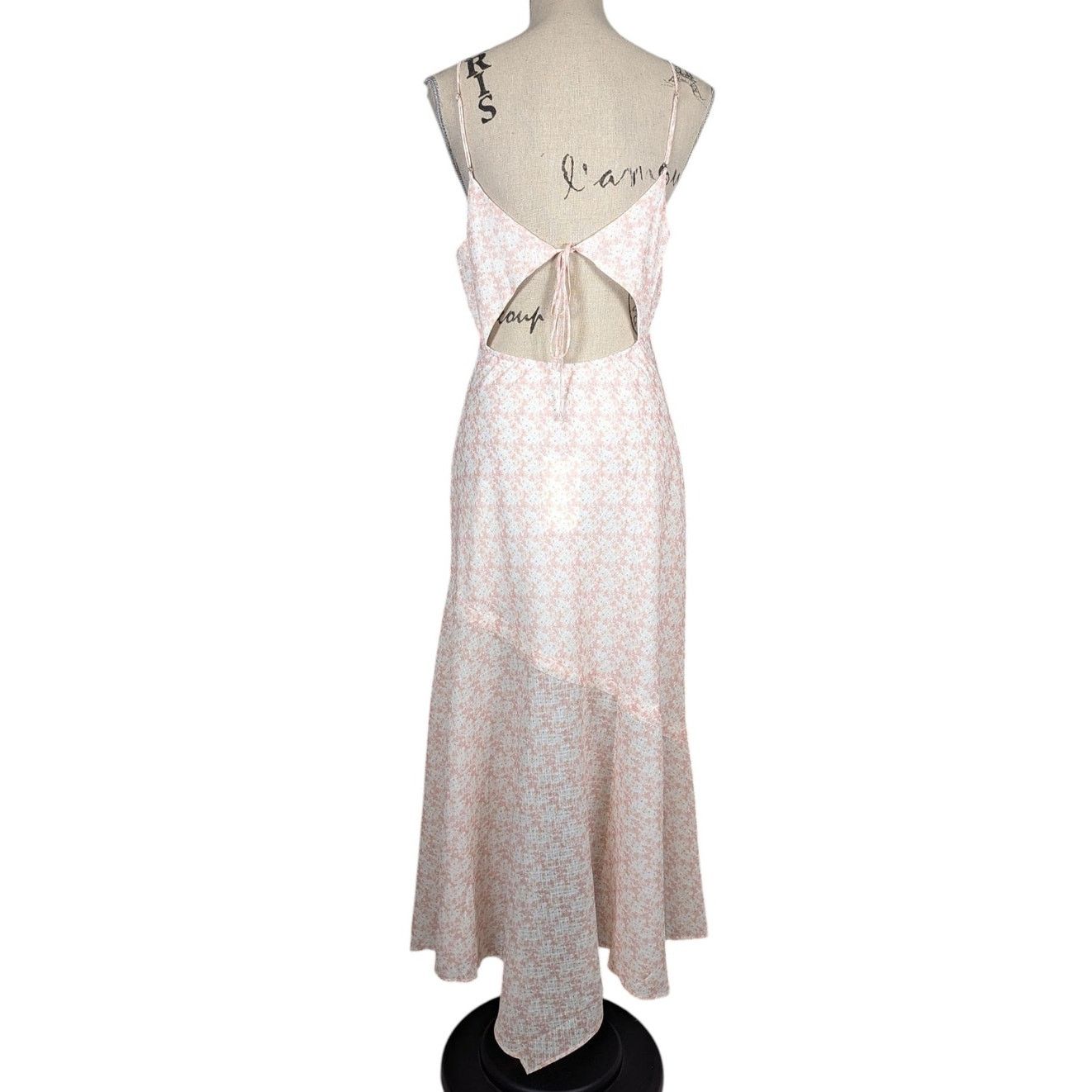 Other Cotton Candy LA Floral Print Spaghetti Strap Maxi Dress Size L / US 10 / IT 46 - 2 Thumbnail