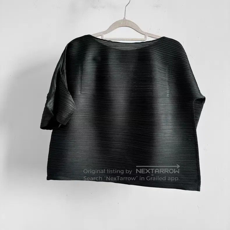Issey Miyake Issey Miyake Black Short Sleeve Size L / US 10 / IT 46 - 2 Thumbnail