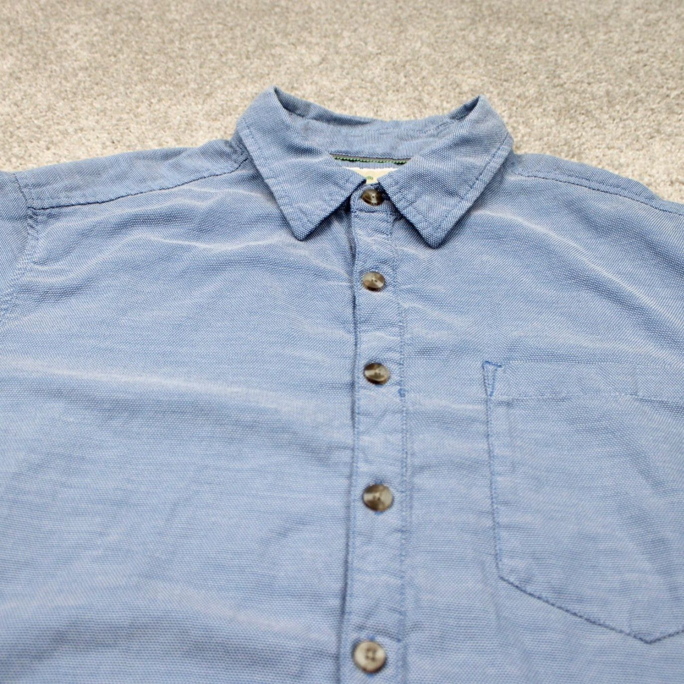 ExOfficio ExOfficio Insect Shield Shirt Mens Medium Blue Cotton/Poly L/S Repellent Apparel Shirt Size US M / EU 48-50 / 2 - 4 Thumbnail