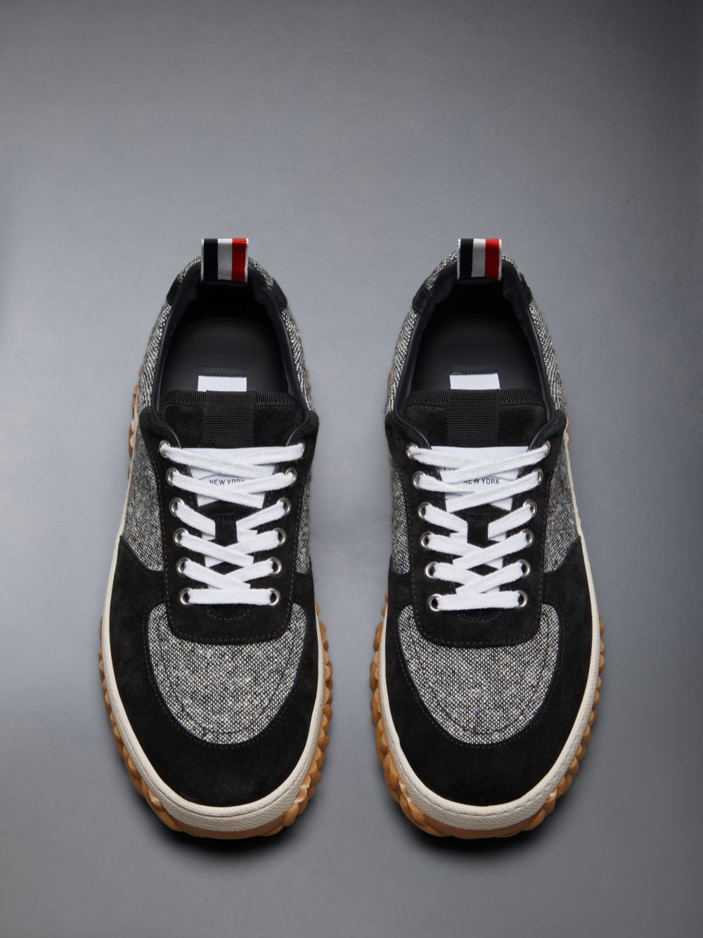 Thom Browne o1s22i1n1124 Tweed Sneakers in Multicolor Size US 7 / EU 40 - 5 Thumbnail