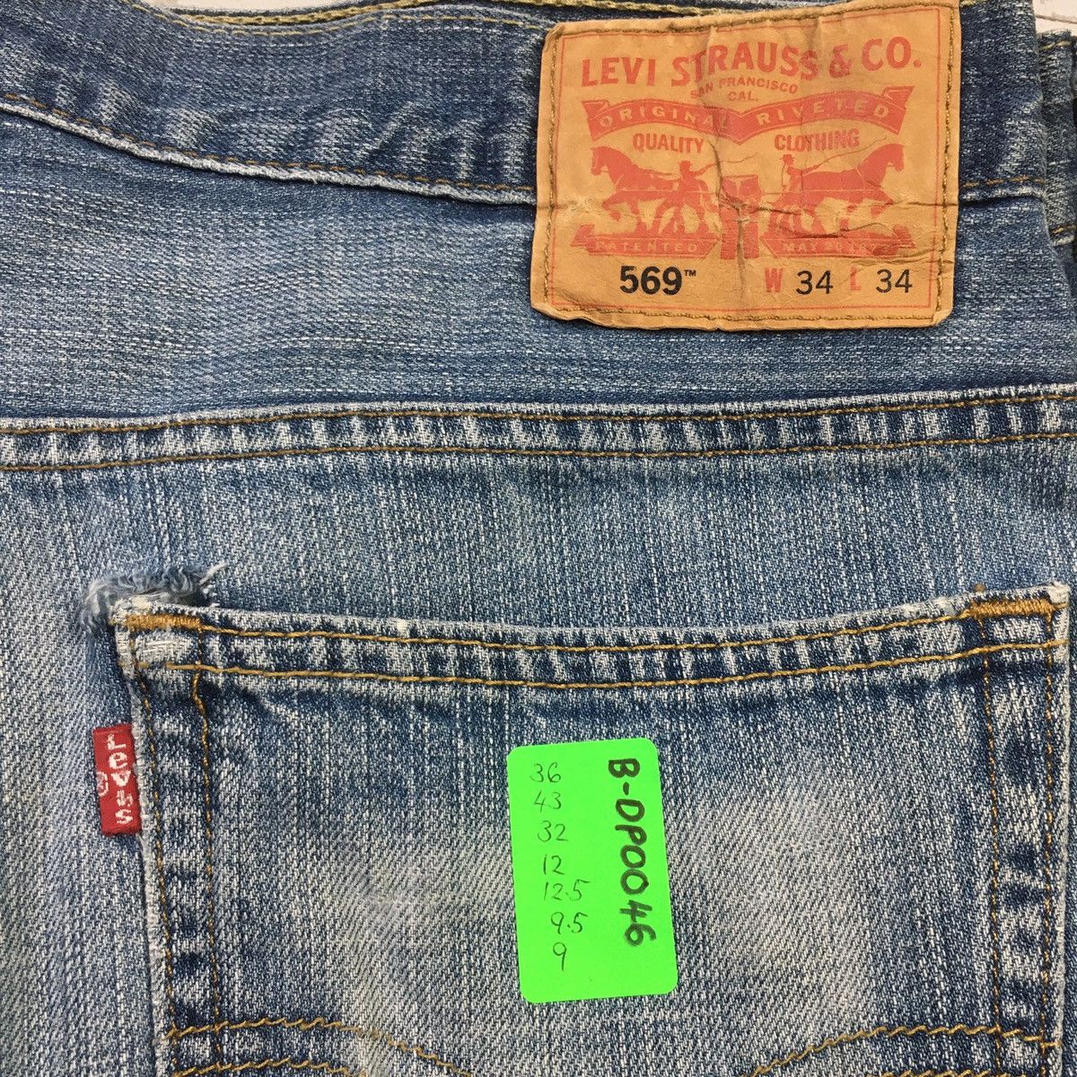 Levi's Distressed Levis 569 Vintage Style Jeans Size US 36 / EU 52 - 12 Thumbnail