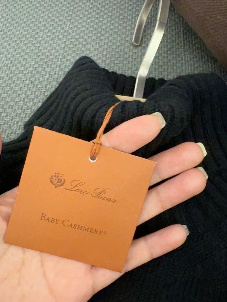 Loro Piana LORO PIANA Black cashmere turtleneck Size XS / US 0-2 / IT 36-38 - 4 Thumbnail