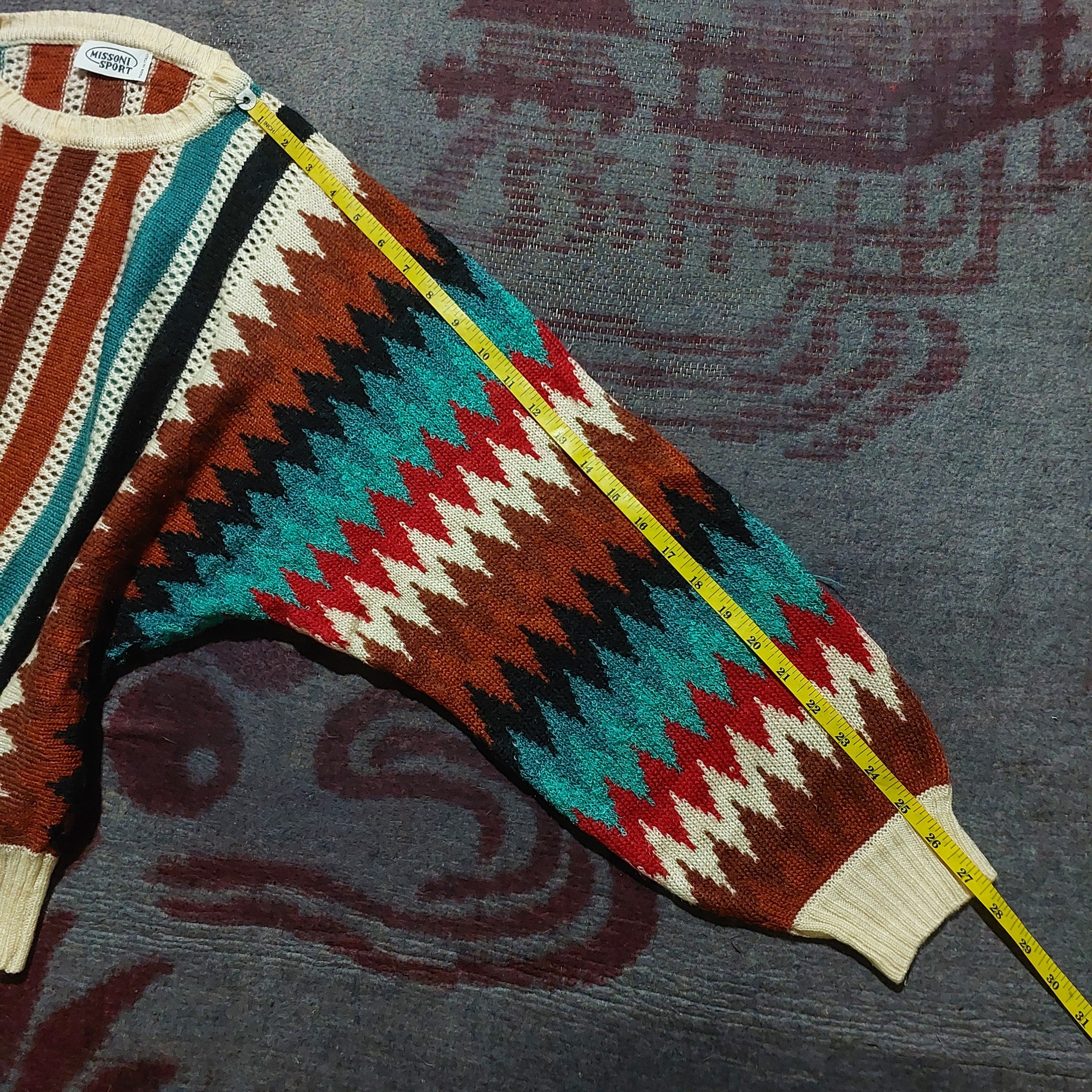 Missoni Missoni Sport multicolor stripe knitwear Size US S / EU 44-46 / 1 - 16 Thumbnail