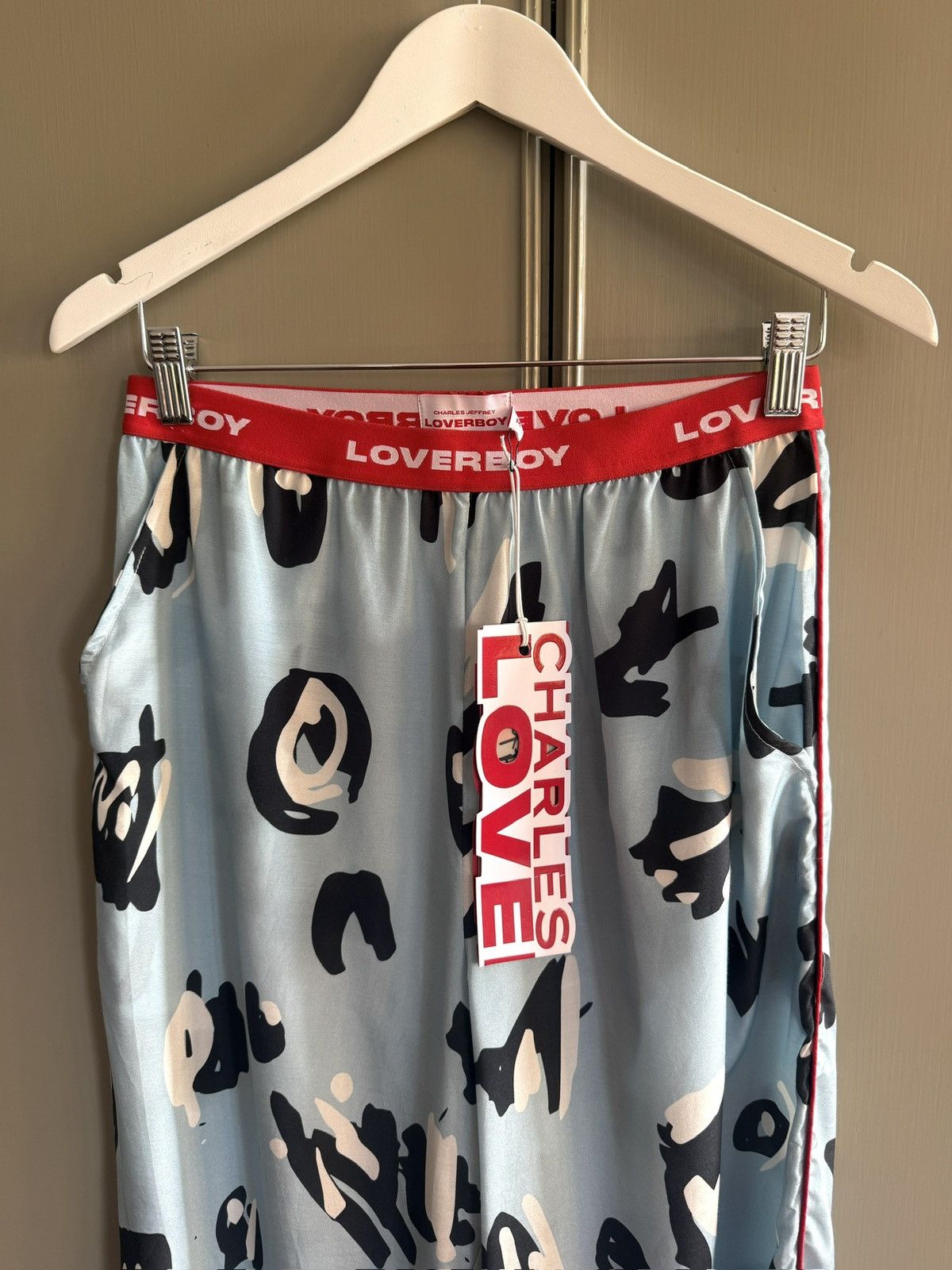 Charles Jeffrey LOVERBOY Loverboy Silk Graphic Pyjama Pants Size US 32 / EU 48 - 3 Thumbnail