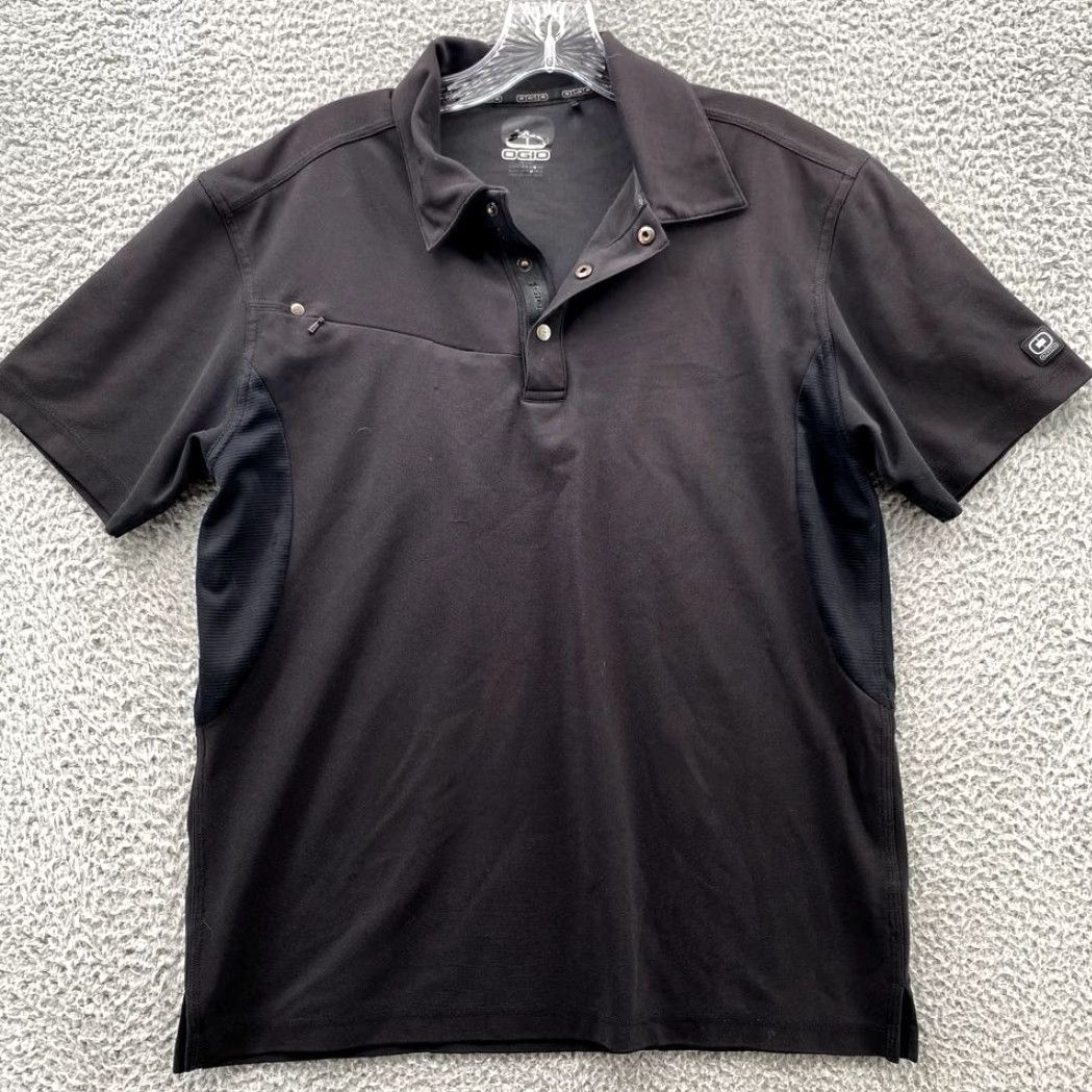 Vintage Ogio Polo Shirt Adult XS Black Performance Short Sleeve Workwear Utility Women's Size XS / US 0-2 / IT 36-38 - 3 Thumbnail