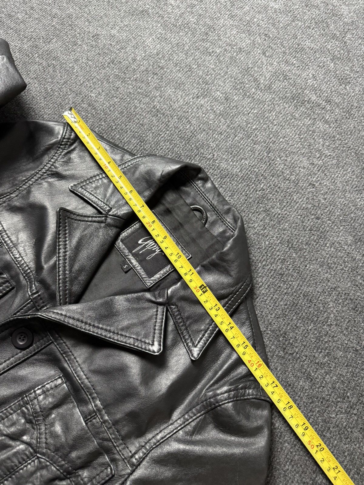 Japanese Brand Avant Garde Biker Gipsy Leather Jacket Button Up Minimalist Size US S / EU 44-46 / 1 - 23 Thumbnail