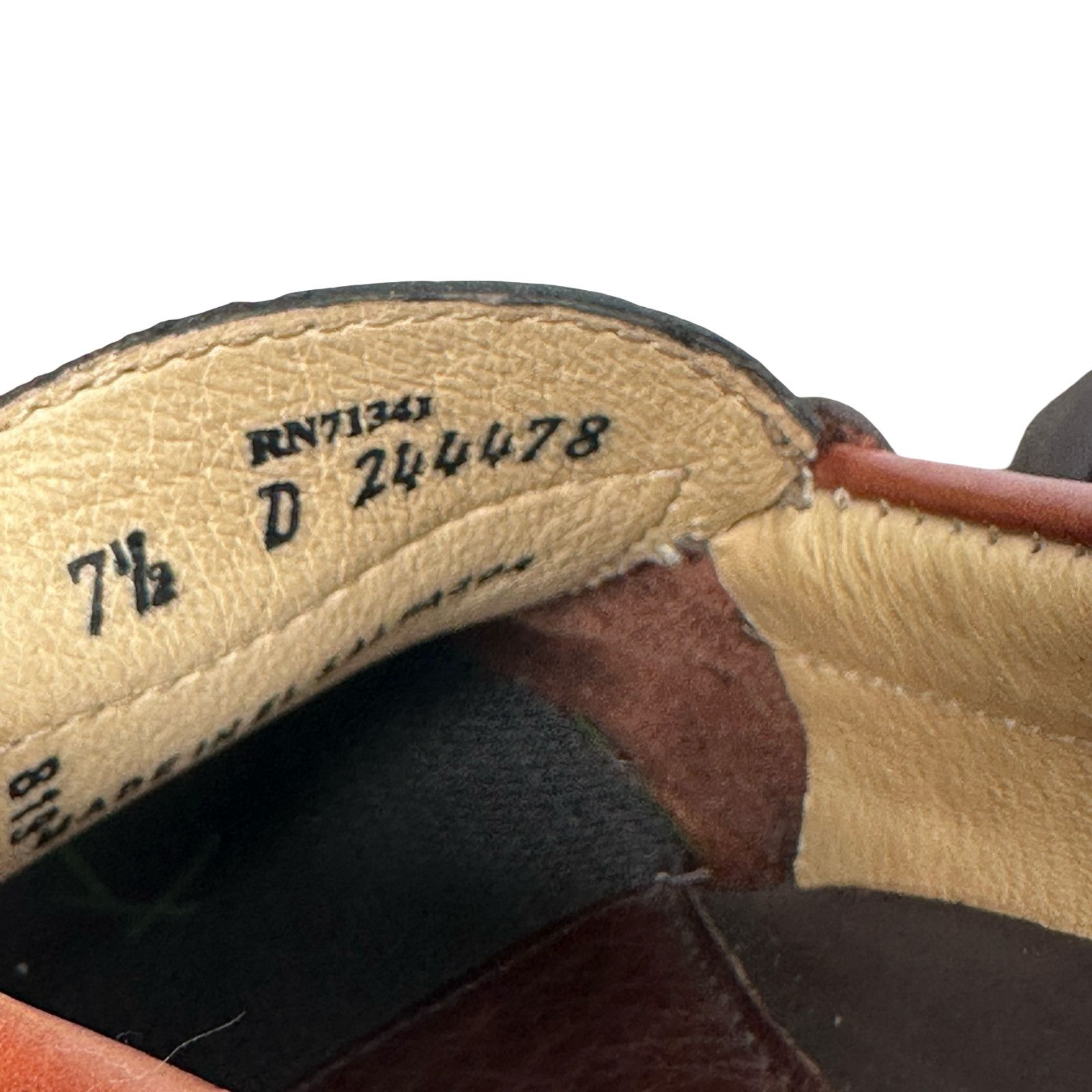 Other LL Bean Allagash Bison Loafers Men 7.5 D Brown Leather Shoes Size US 7.5 / EU 40-41 - 8 Thumbnail