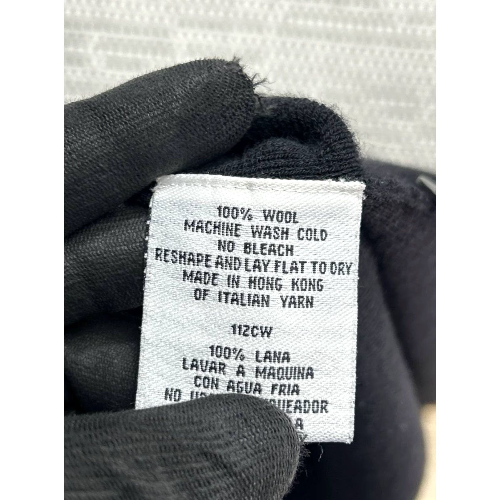 Eileen Fisher Eileen Fisher Cardigan Sweater Womens XS Black Wool Knit Crew Neck Long Sleeve Casual Vintage: No Size XS / US 0-2 / IT 36-38 - 4 Thumbnail