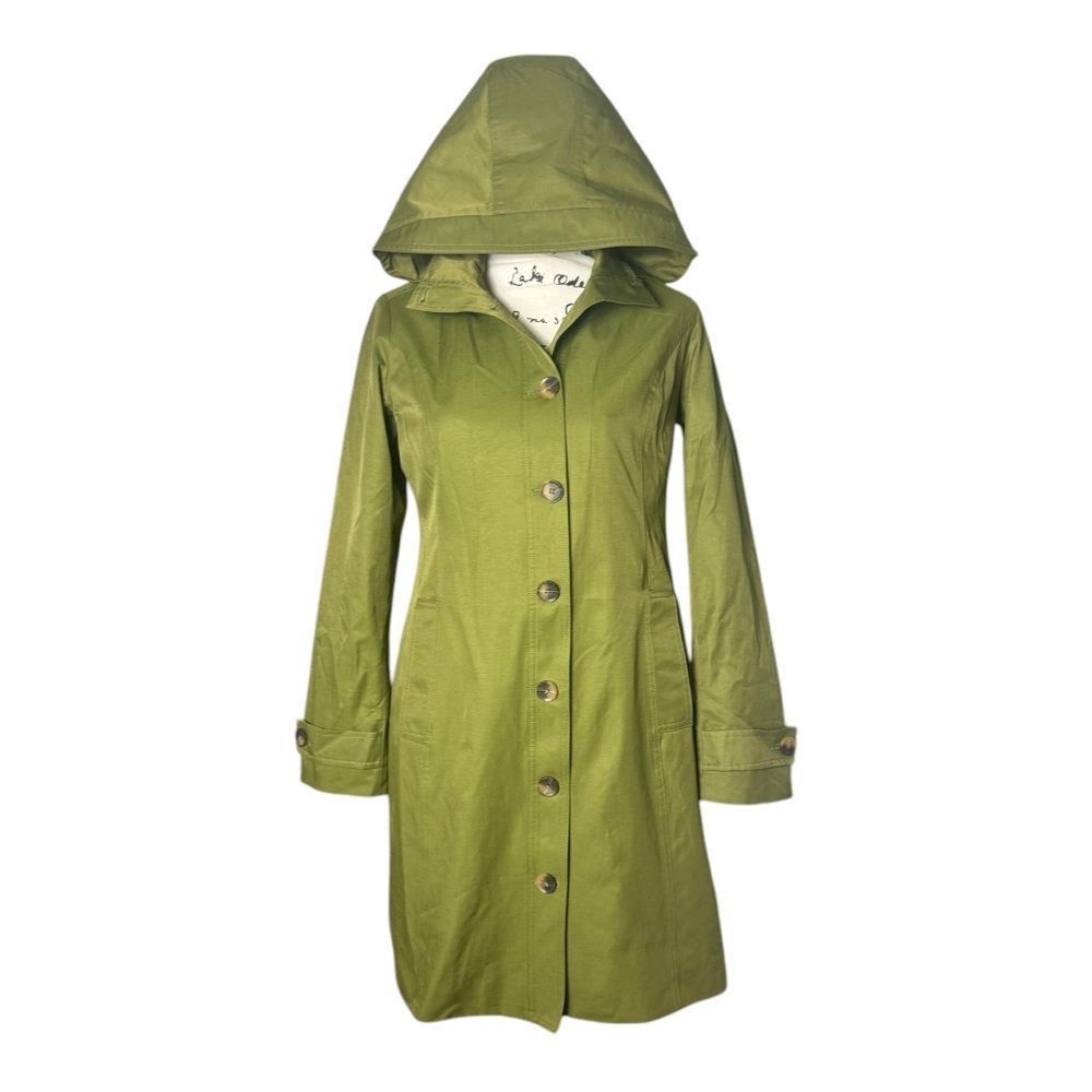 Other House of Harlow 1960 SZ S long green rain jacket Size S / US 4 / IT 40 - 1 Thumbnail