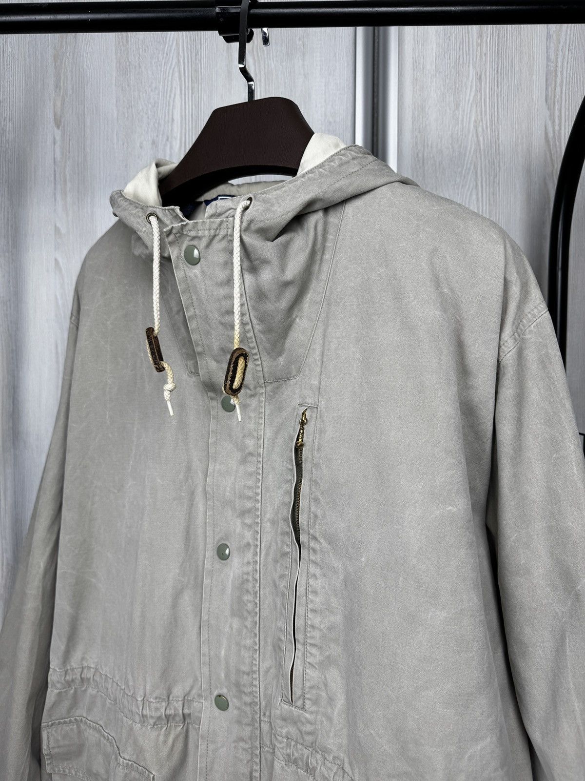 Polo Ralph Lauren Polo Ralph Lauren vintage 90s cotton blend beige gray jacket Size US M / EU 48-50 / 2 - 5 Thumbnail
