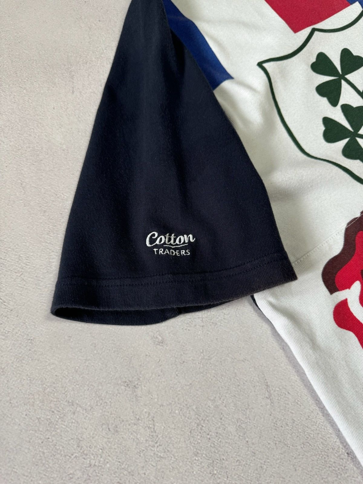 Cotton Traders × Vintage Cotton Traders Multi Flag Rugby Polo Shirt World Cup England Size US XXL / EU 58 / 5 - 5 Thumbnail