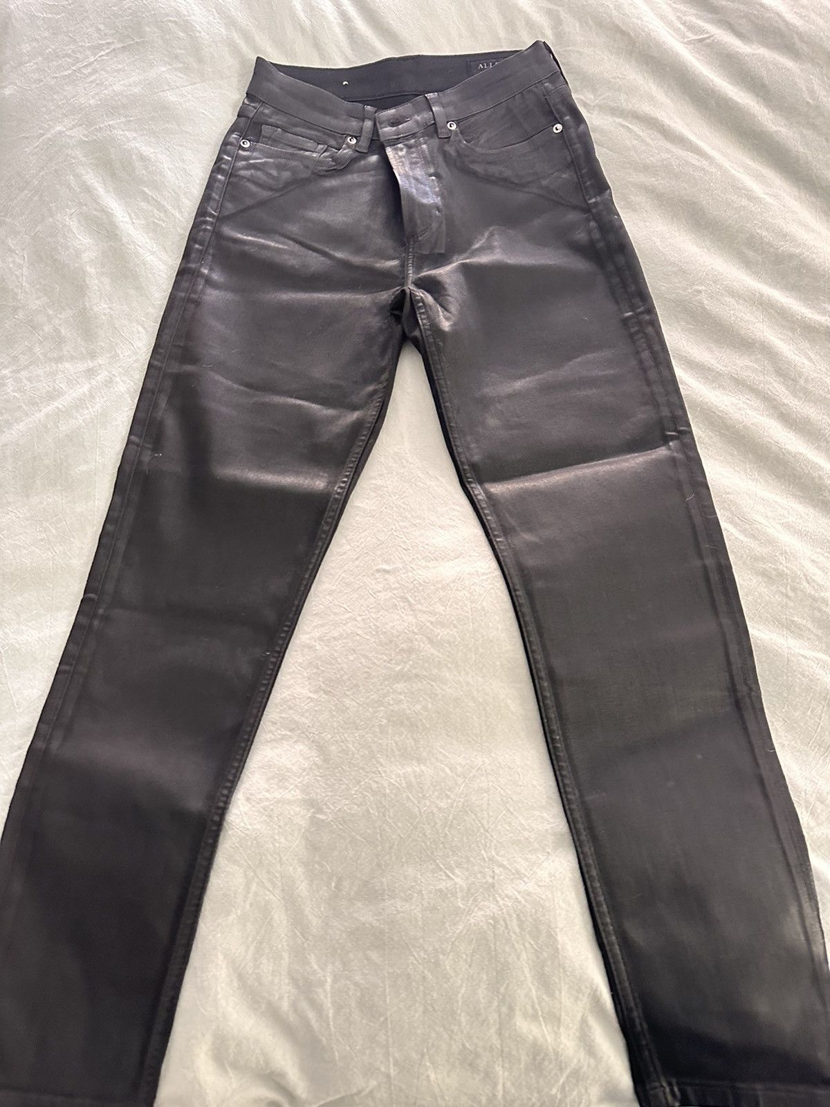 Allsaints AllSaints W27 Dax Jean in Coated Black Size 27" / US 4 / IT 40 - 1 Thumbnail