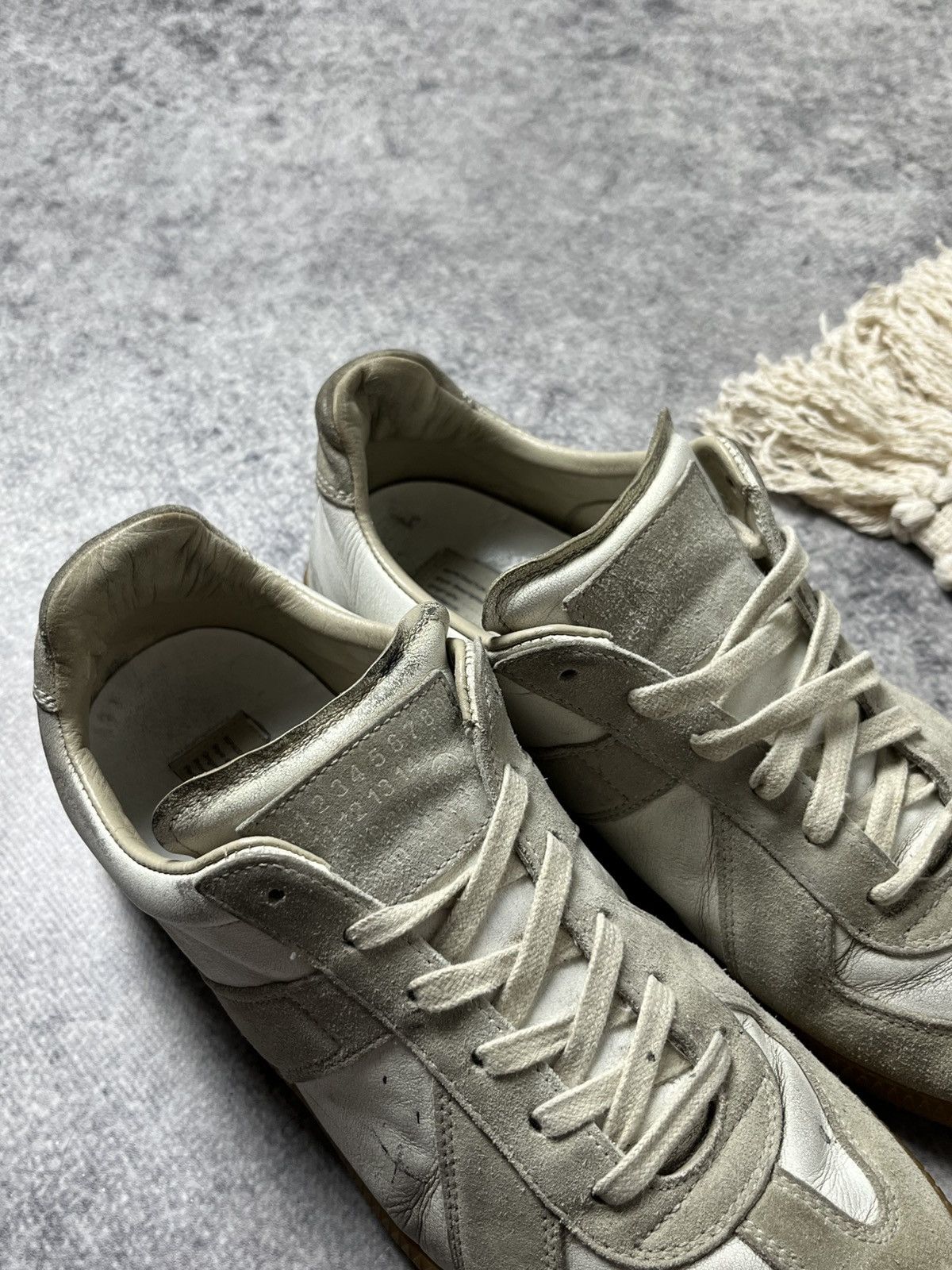 Maison Margiela 🔥Maison Margiela Replica Army Leather Sneakers 00's Size US 8 / IT 38 - 7 Thumbnail