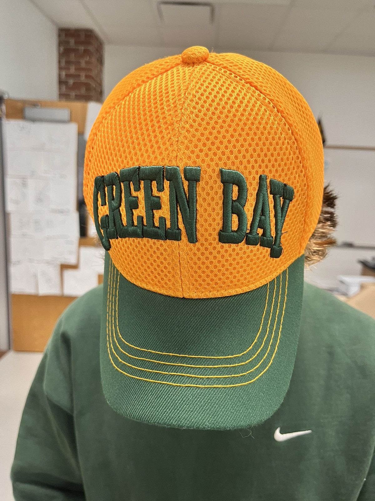 Other ADJUSTABLE Big Bear Green Bay Vintage Style Hat Size 30 - 2 Thumbnail