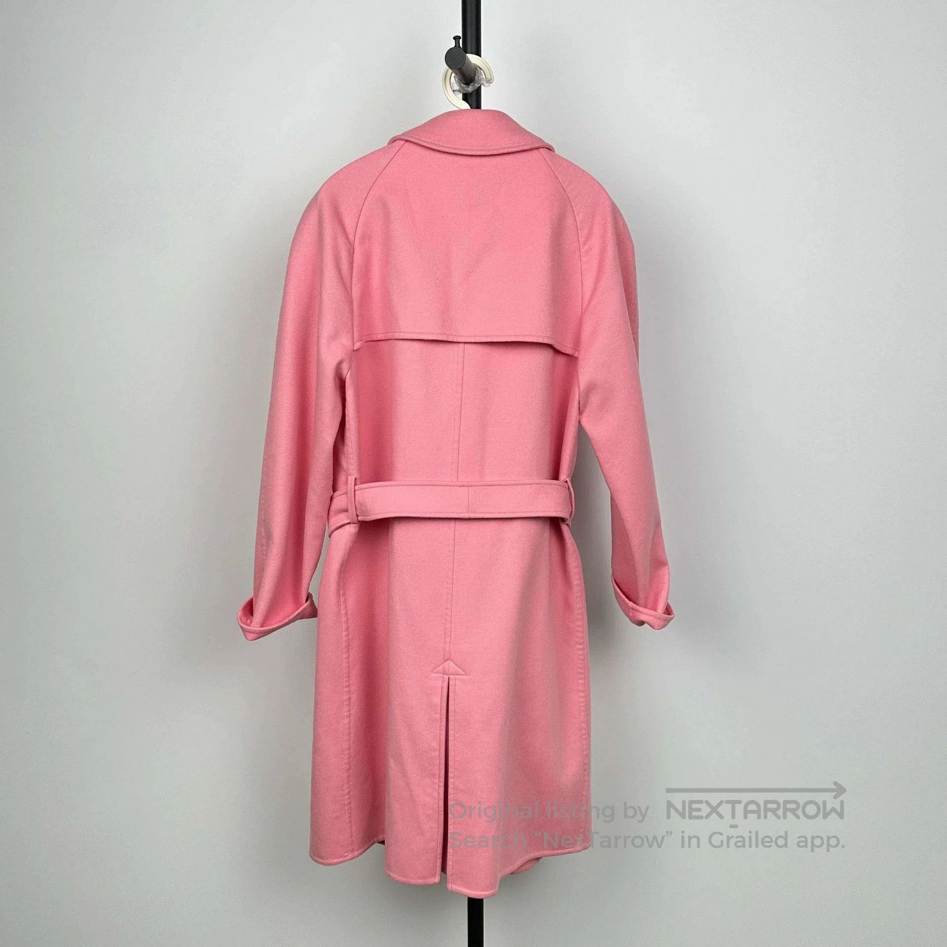 Louis Vuitton LV Pink Long Wool Coat Size 38. Size XS / US 0-2 / IT 36-38 - 2 Thumbnail