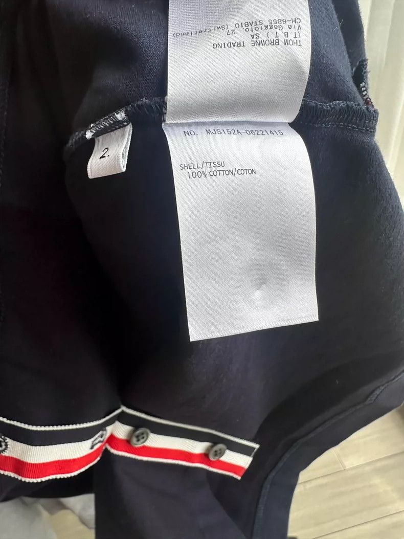 Thom Browne Thom Browne Cotton round neck short sleeves Size US M / EU 48-50 / 2 - 6 Thumbnail