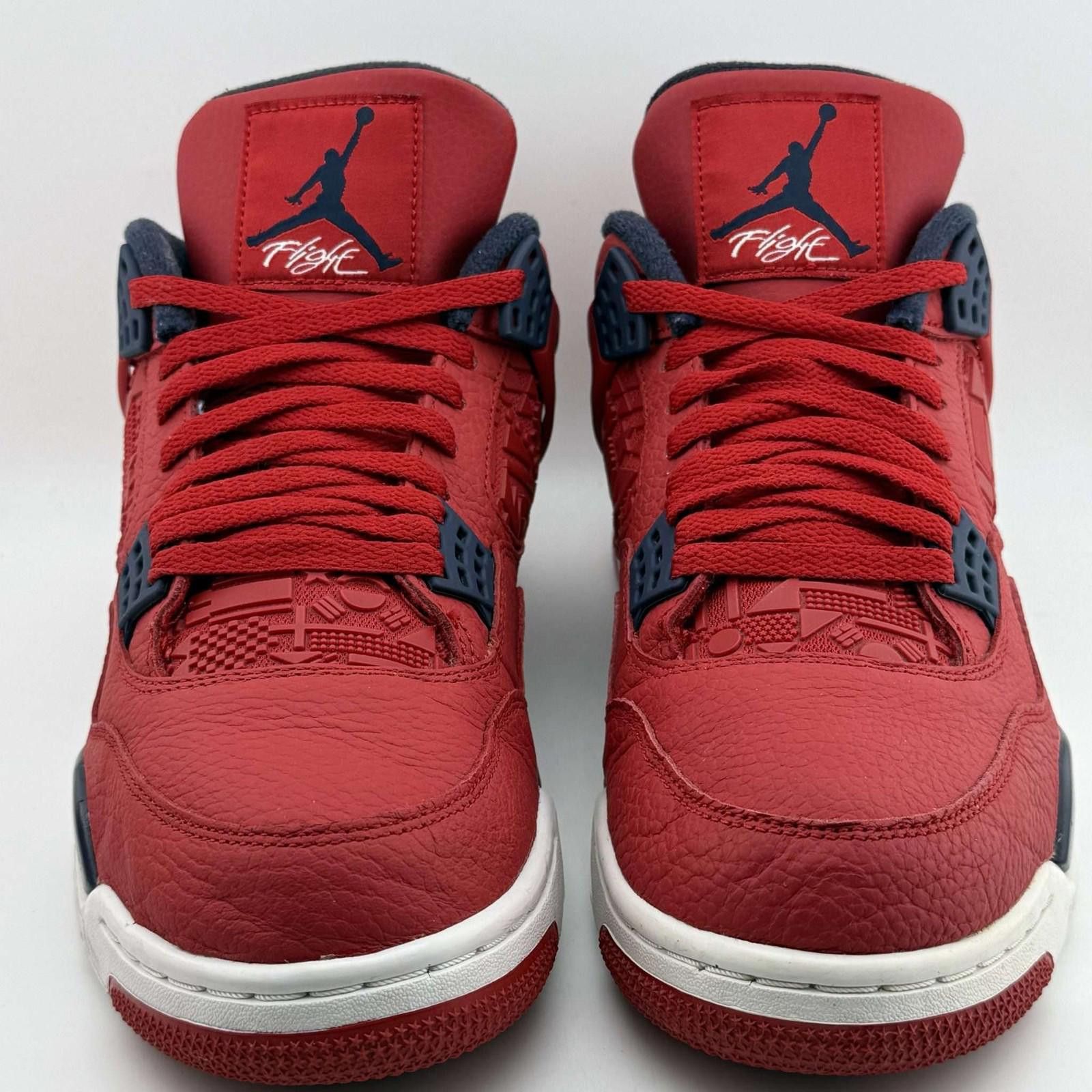 Jordan Brand Air Jordan 4 Retro SE Gym Red Obsidian White 11.5 Used Size US 11.5 / EU 44-45 - 3 Thumbnail
