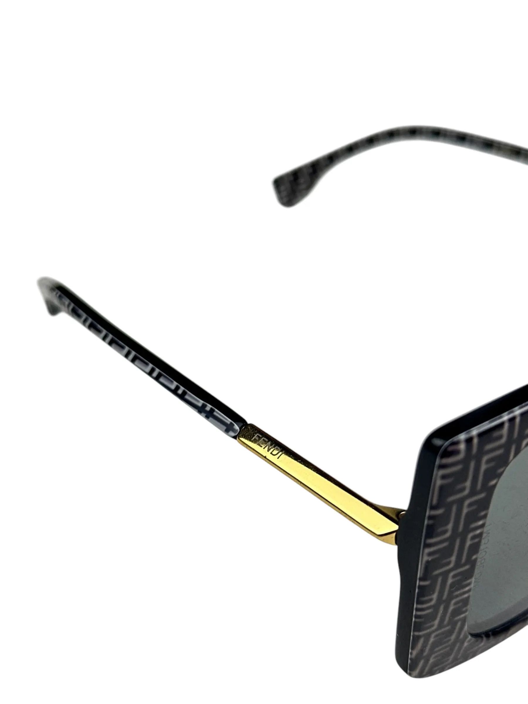 Fendi Fendi monogram gold sunglasses Size ONE SIZE - 3 Thumbnail