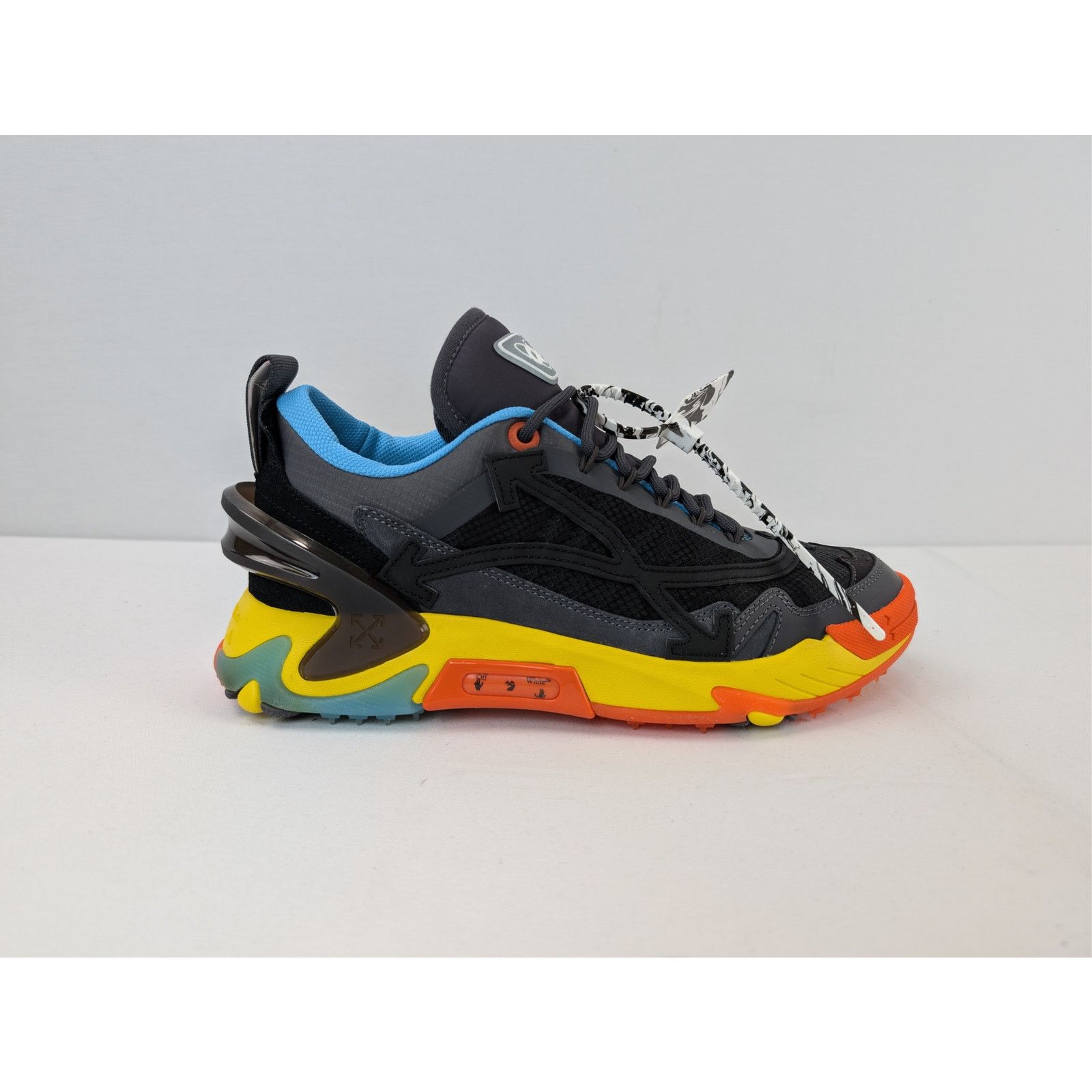 Off-White o1rshd1 Q:2 / OSDY 2000 Low top Sneakers in Yellow/Black Size US 11 / EU 44 - 4 Thumbnail