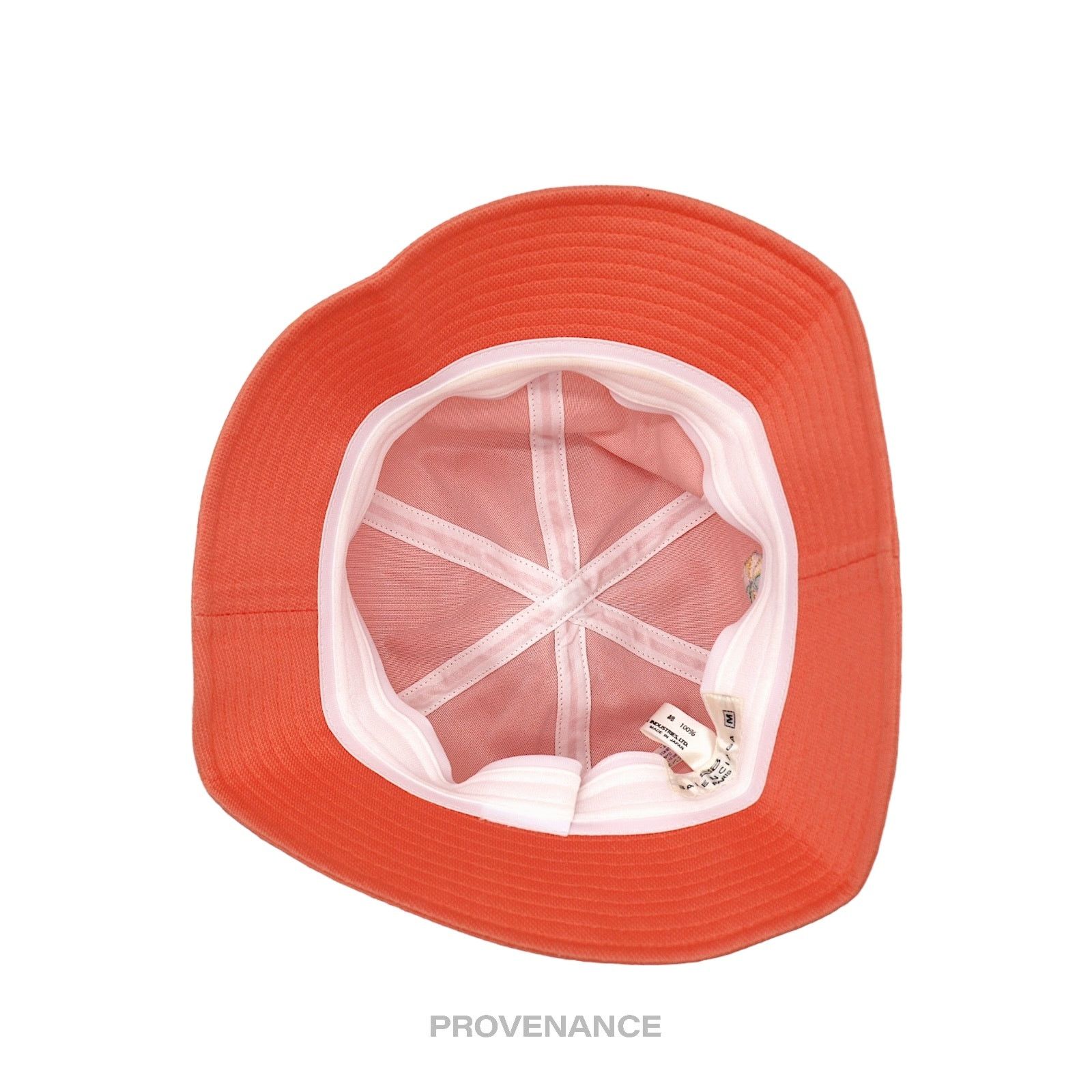 Balenciaga 🔴 Balenciaga Embroidered Logo Bucket Hat - Peach Size ONE SIZE - 5 Thumbnail