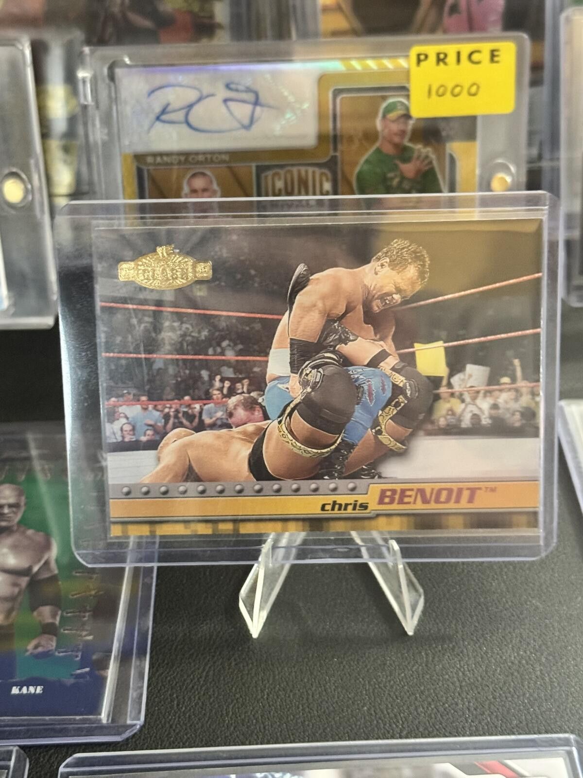 Golf le Fleur 2001 Fleer WWE Championship Clash Chris Benoit #24 Rookie RC Size ONE SIZE - 1 Thumbnail