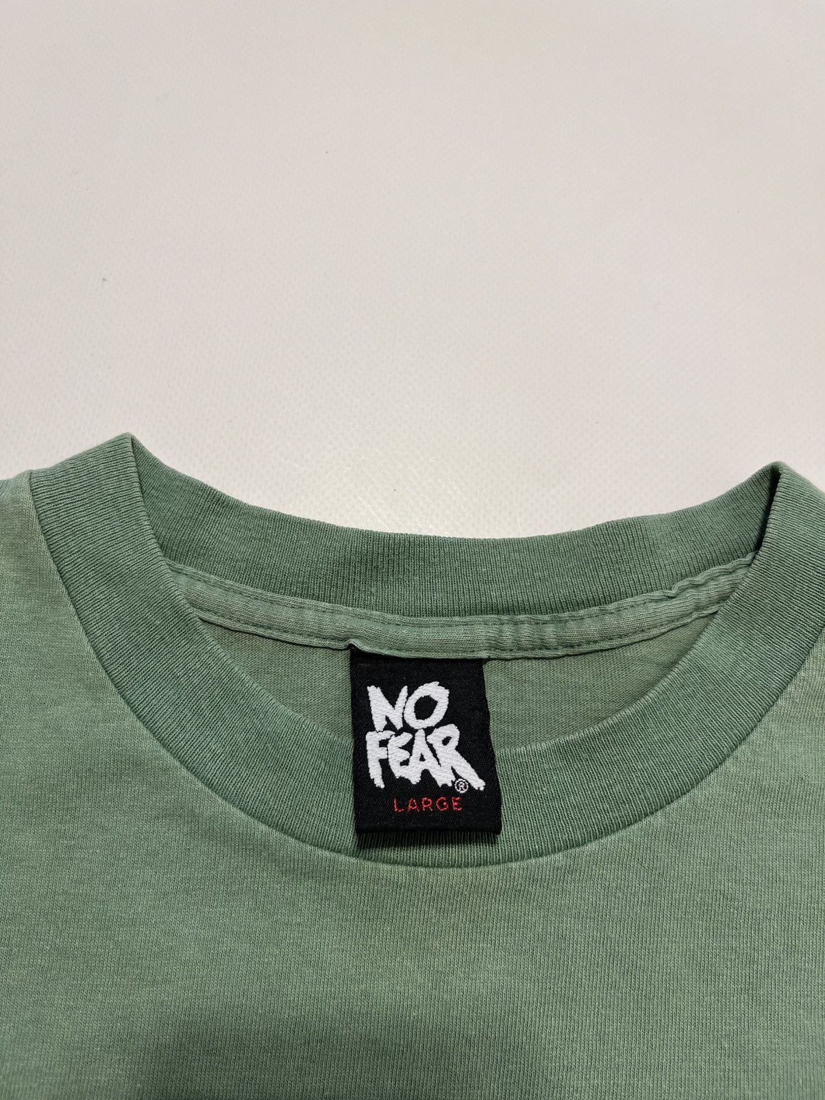 No Fear VINTAGE 90's NO FEAR GEAR SKATE SURF TEE single stitch Size US L / EU 52-54 / 3 - 3 Thumbnail