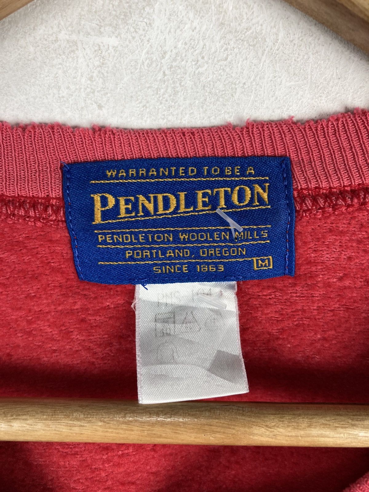 Pendleton Vintage PENDLETON USA NAVAJO Crewneck Distressed Sweatshirt Size M / US 6-8 / IT 42-44 - 5 Thumbnail