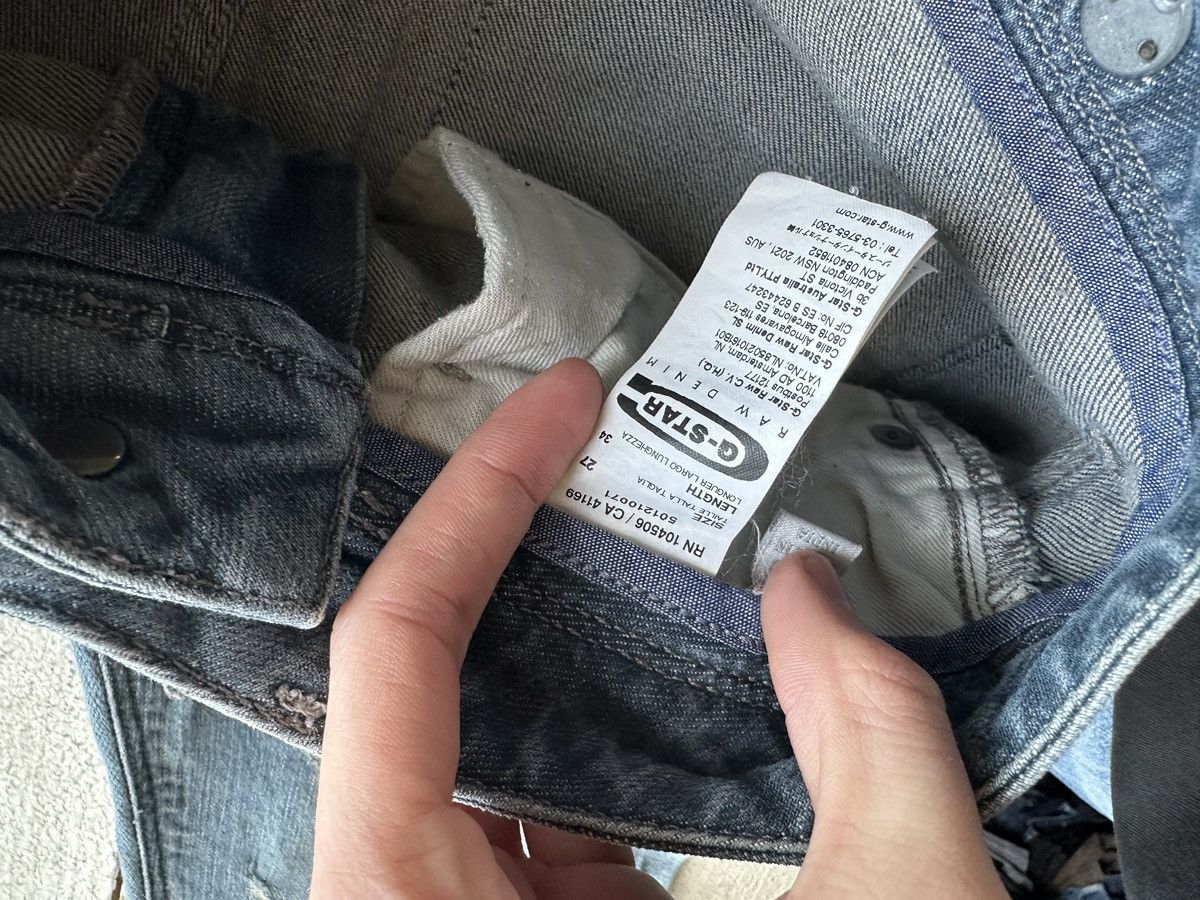 G-Star VNTG🚨G STAR RAW Jeans Washed Distressed Denim y2k Size 25" / US 0 / IT 36 - 6 Thumbnail