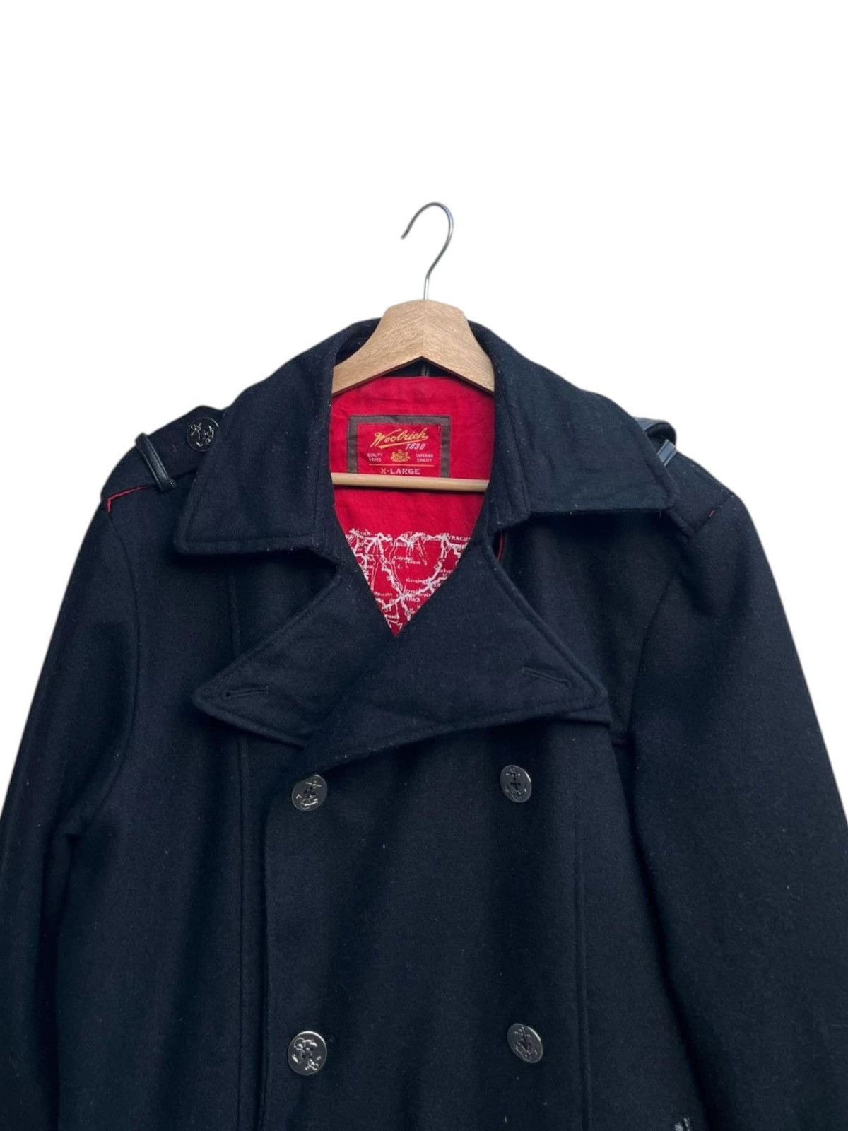 Woolrich Woolen Mills Woolrich Double Breasted Pea Coat Size US L / EU 52-54 / 3 - 6 Thumbnail