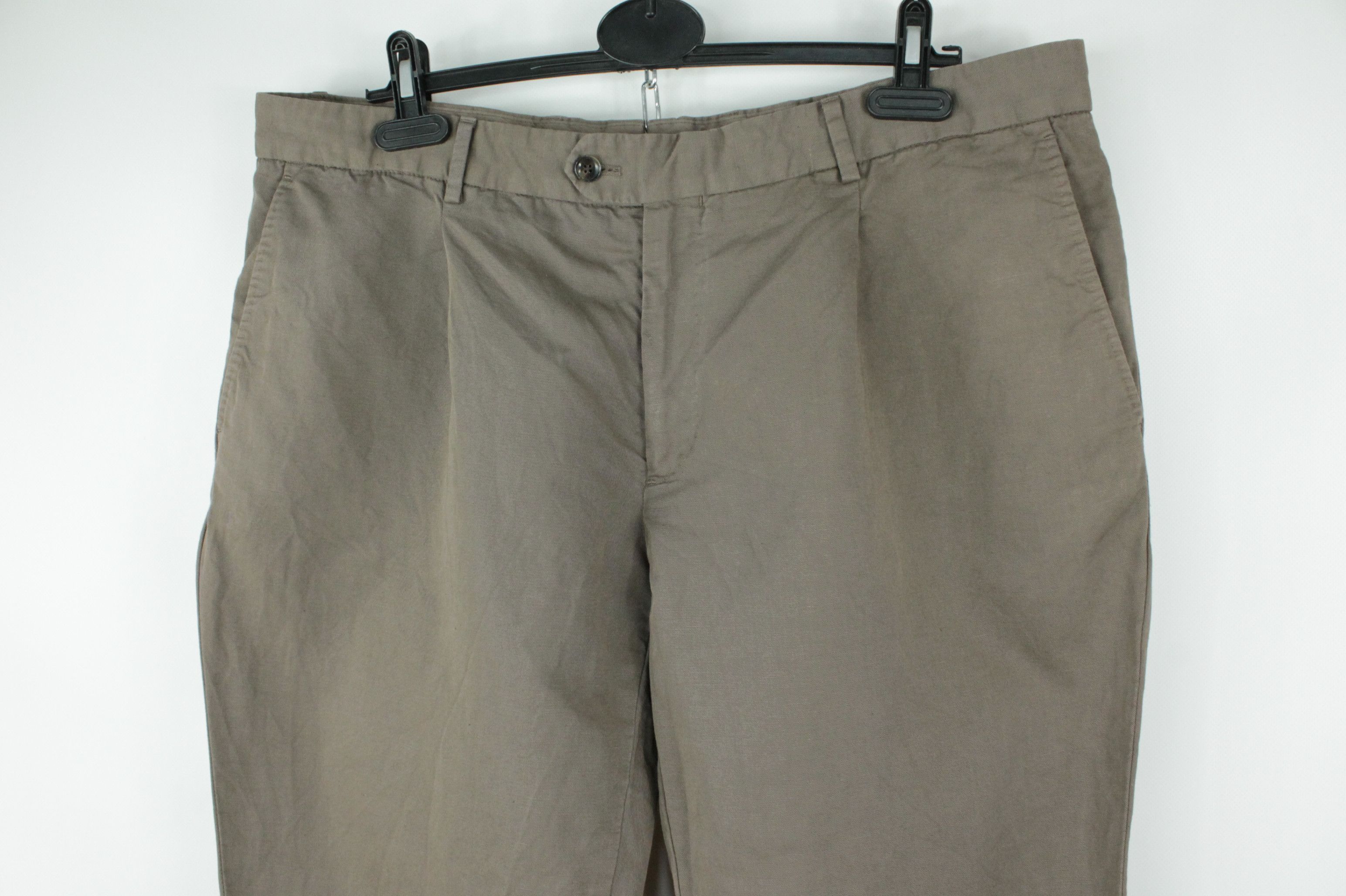 Suitsupply Suitsupply Cotton/Linen Cropped Campo Chino Pants Size US 42 / EU 58 - 2 Thumbnail