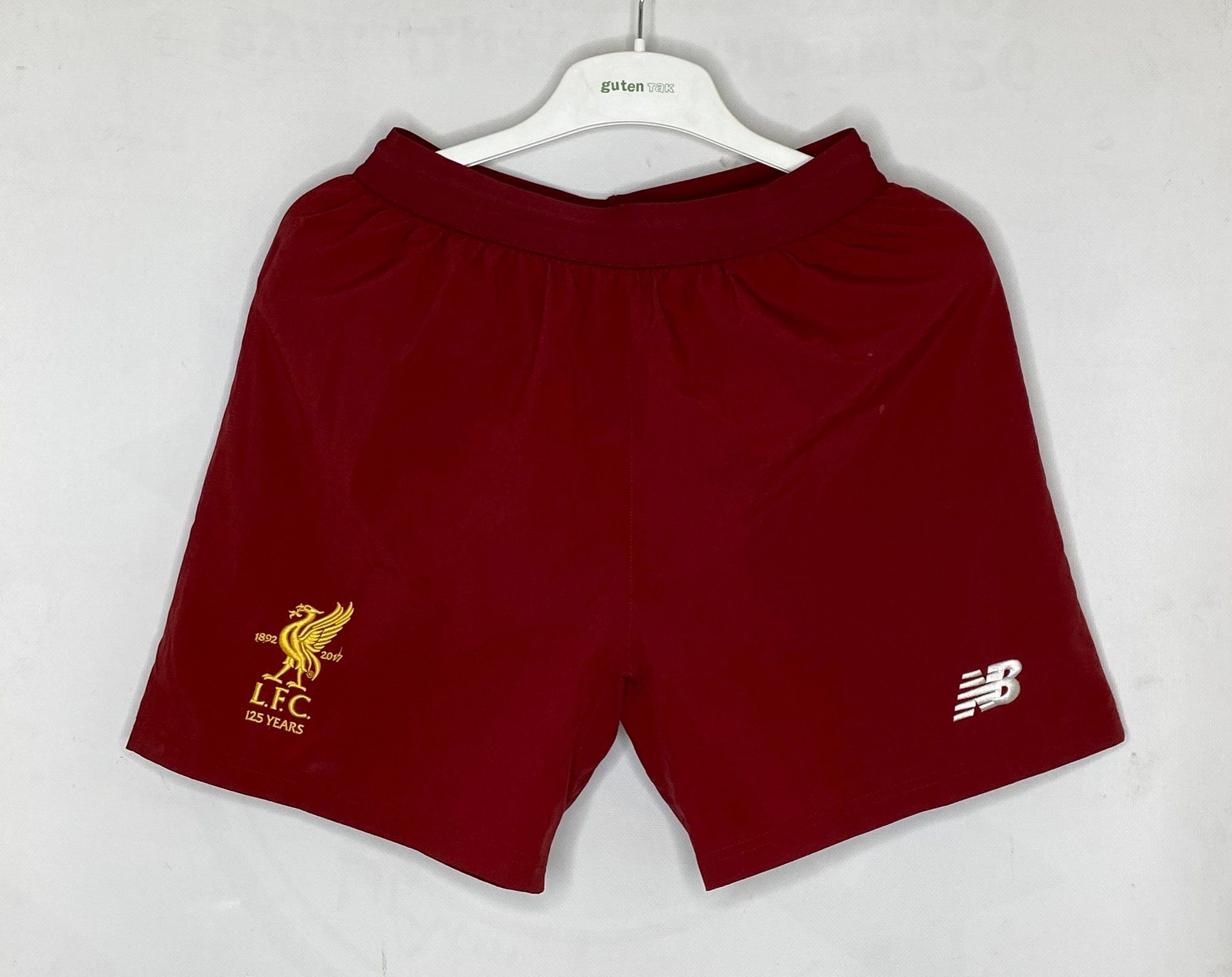 New Balance LIVERPOOL 2017 HOME FOOTBALL SHORTS SOCCER NEW BALANCE Size US 32 / EU 48 - 1 Thumbnail