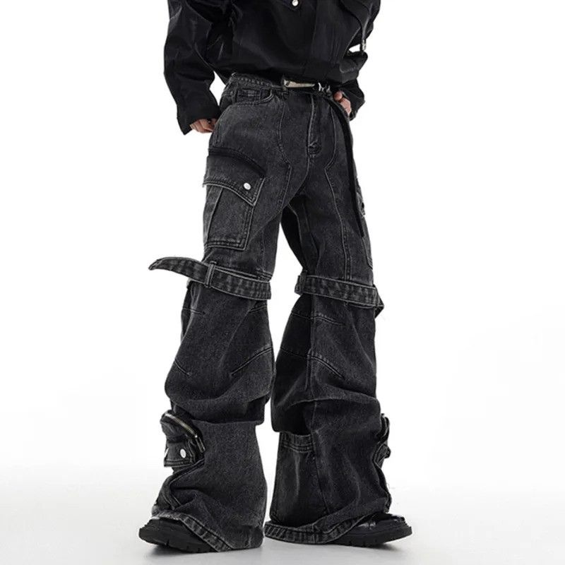 Jean × Vintage Multi-pocket Jeans Three-dimensional Jeans Size US 32 / EU 48 - 6 Thumbnail