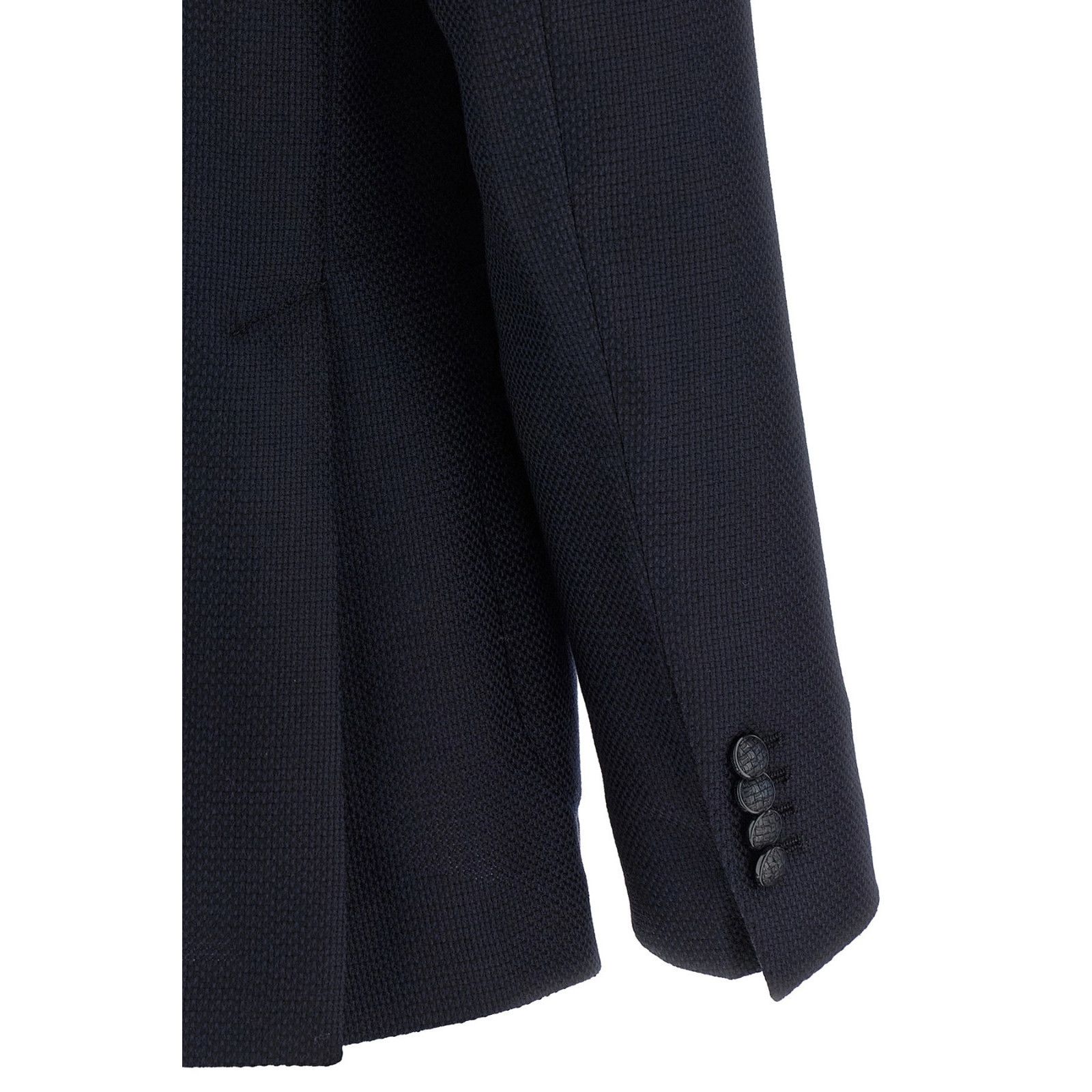 Tagliatore TAGLIATORE Micro Squares Blue Wool Blazer New & Authentic (M Size US XXL / EU 58 / 5 - 4 Thumbnail