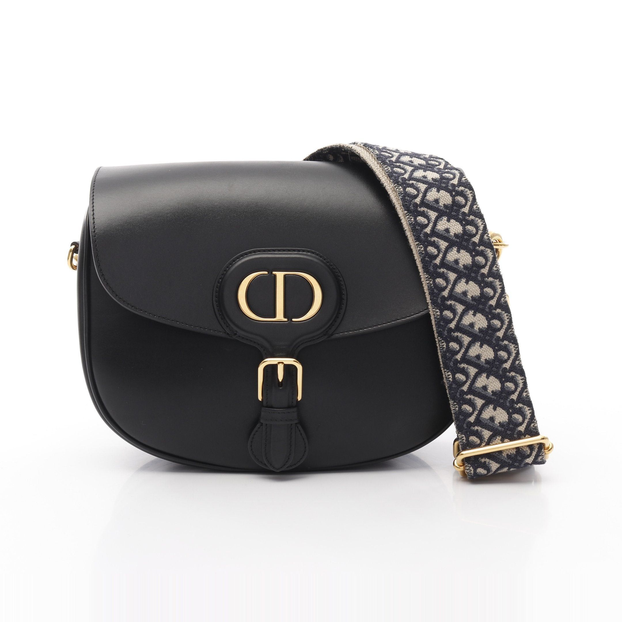 Dior Dior Bobby Large Shoulder Bag Leather Black Size ONE SIZE - 1 Thumbnail