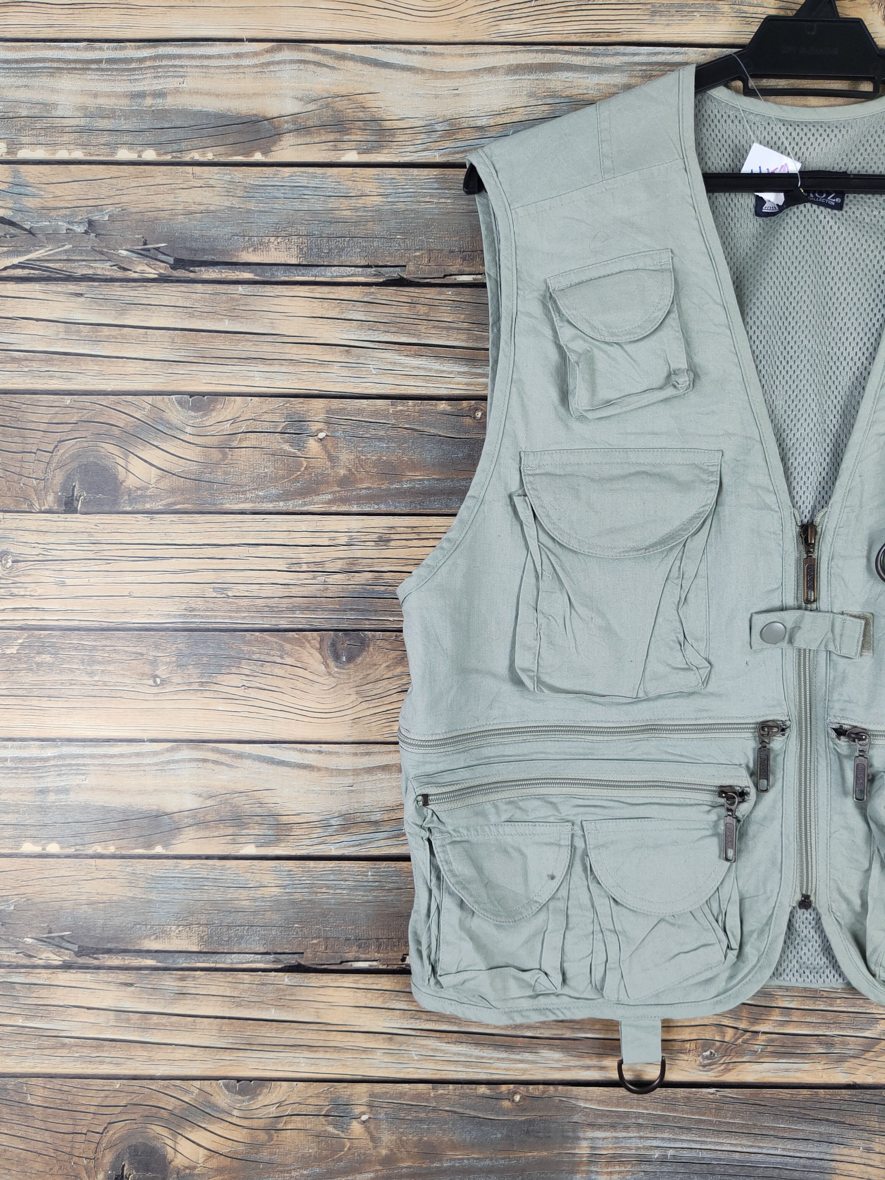 Japanese Brand Varoz Green multipocket Vests #W2144 Size US M / EU 48-50 / 2 - 3 Thumbnail