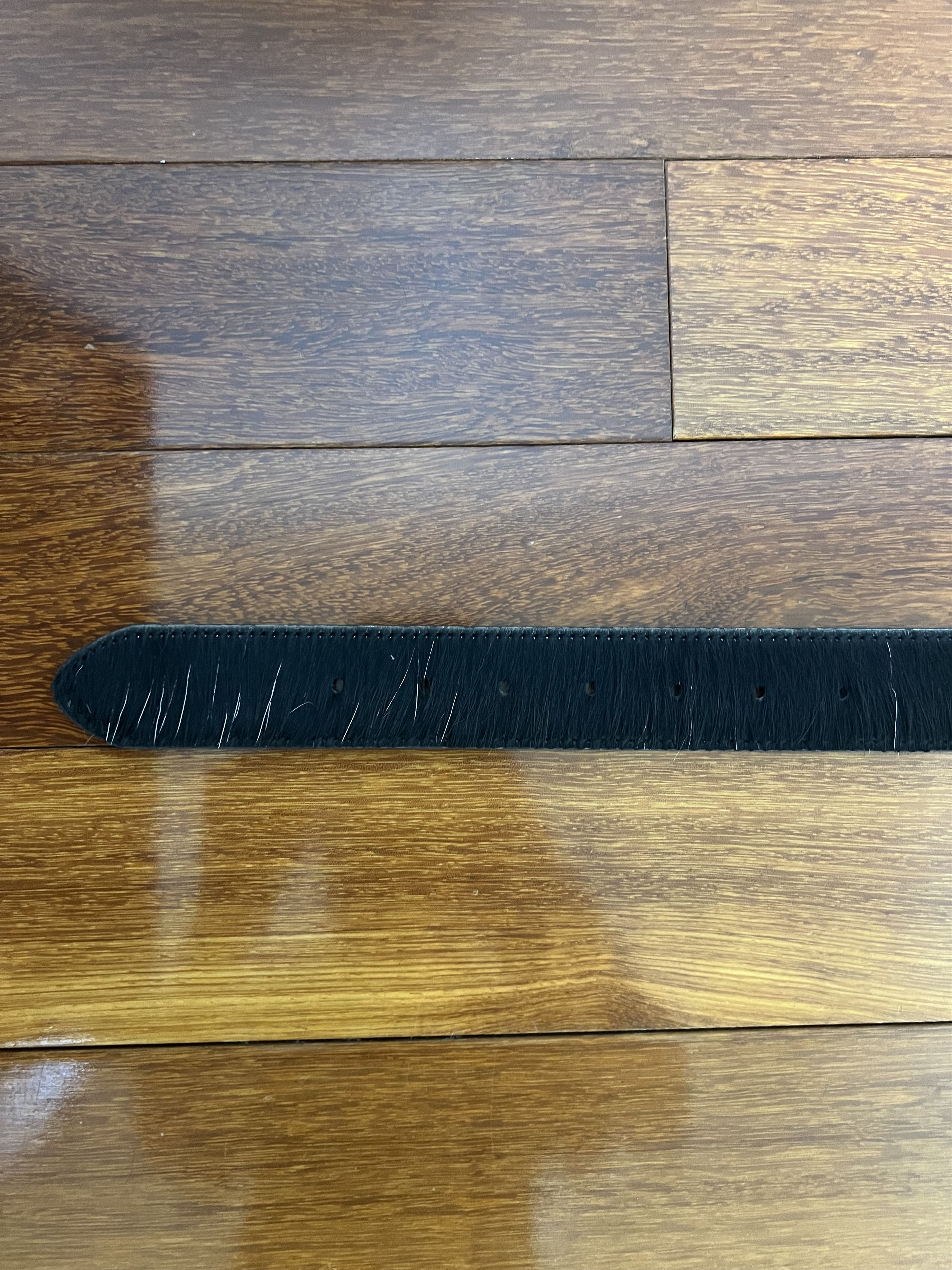 Mutimer 💚 Mutimer Triple Black Cowhide Belt NEW Large/XL Size ONE SIZE - 5 Thumbnail