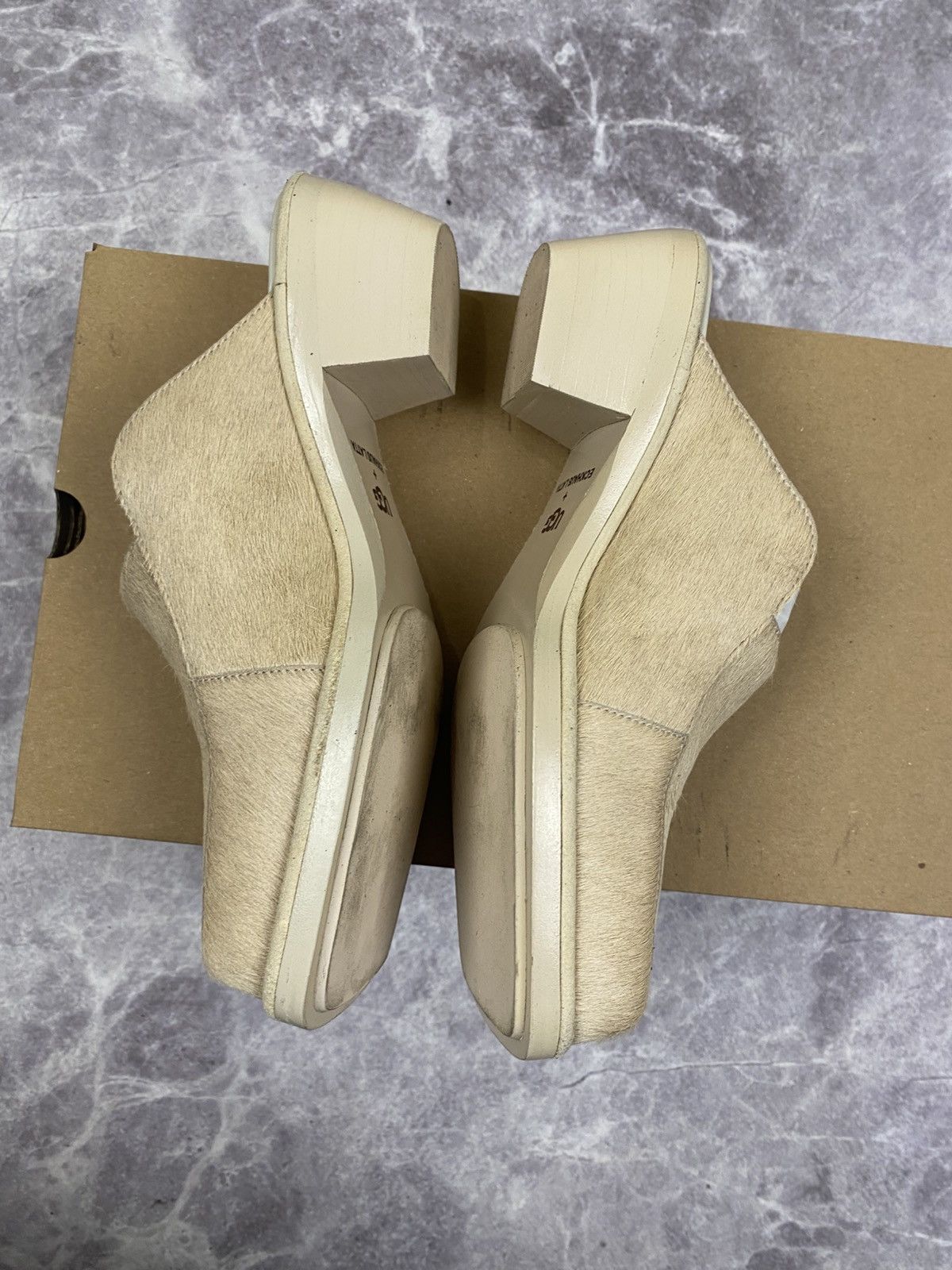 Eckhaus Latta Ugg x Eckhaus Latta Cowboy Block Fur Mules Size: 37 Size US 7 / IT 37 - 5 Thumbnail