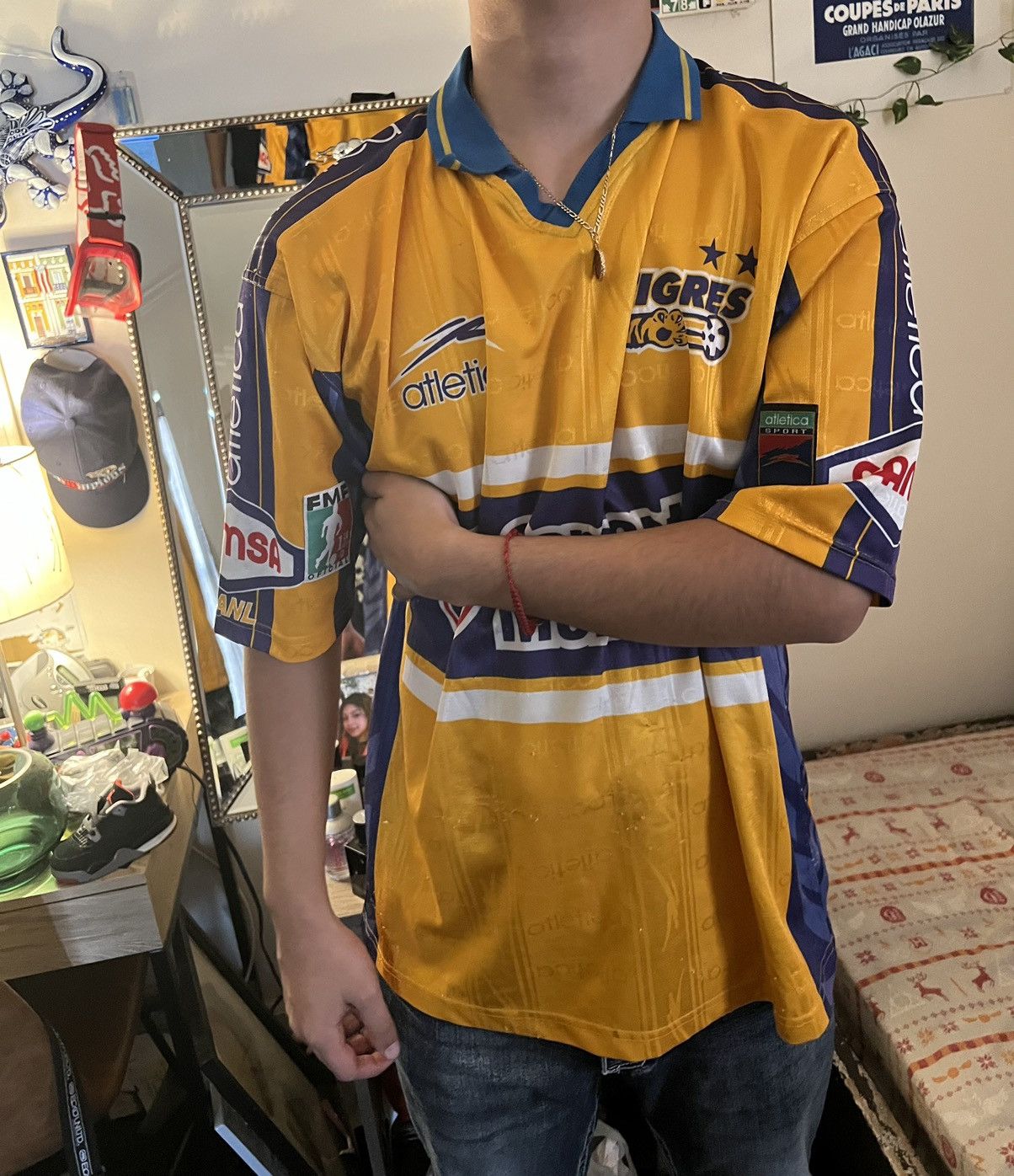 Japanese Brand × Vintage Vintage Tigres Atletica Jersey Size US XL / EU 56 / 4 - 1 Thumbnail
