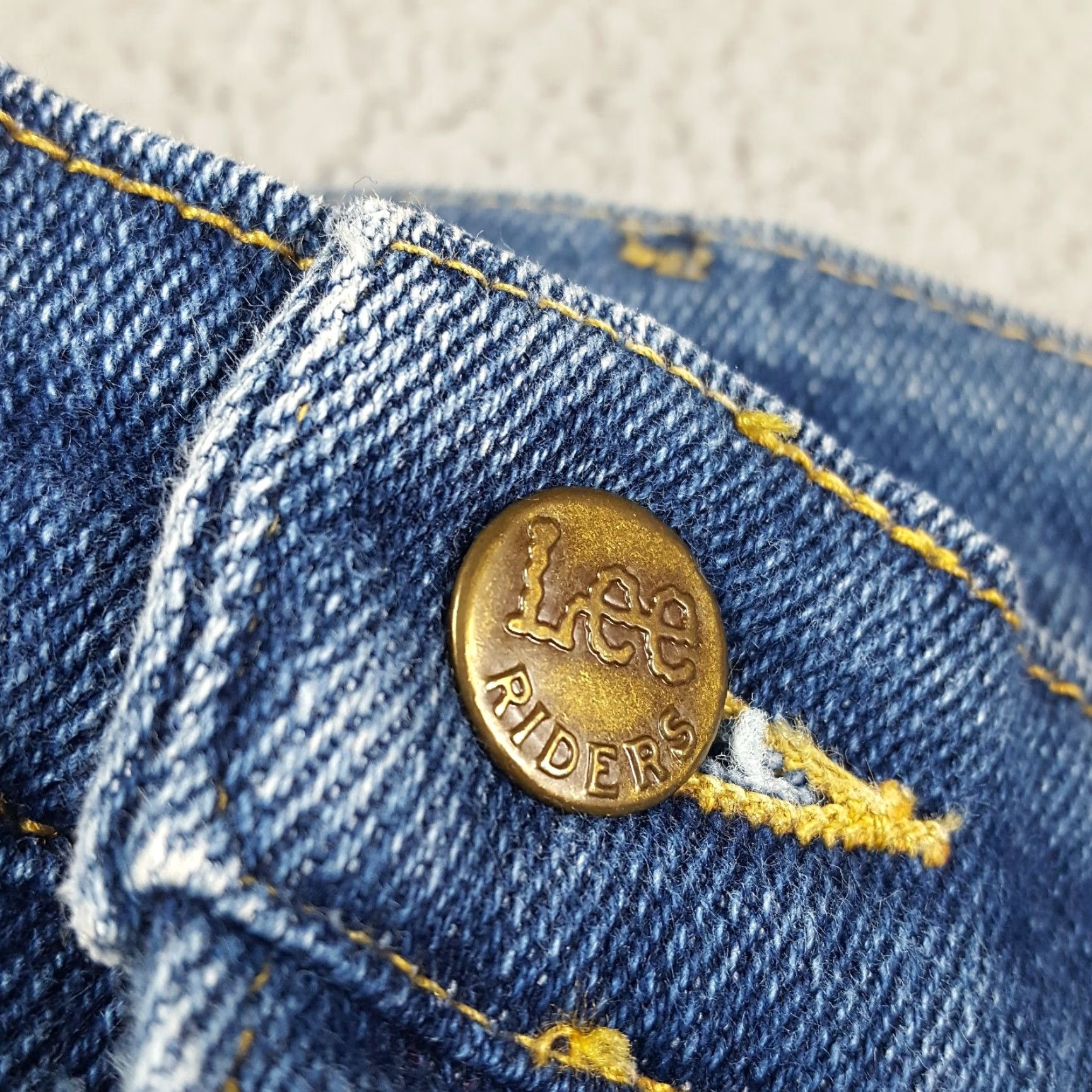 Lee Vintage Lee High Waist Relaxed Tapered Denim Jeans Women's Size 12 Blue 90s Y2K Retro Size 34" / US 12 / IT 48 - 4 Thumbnail