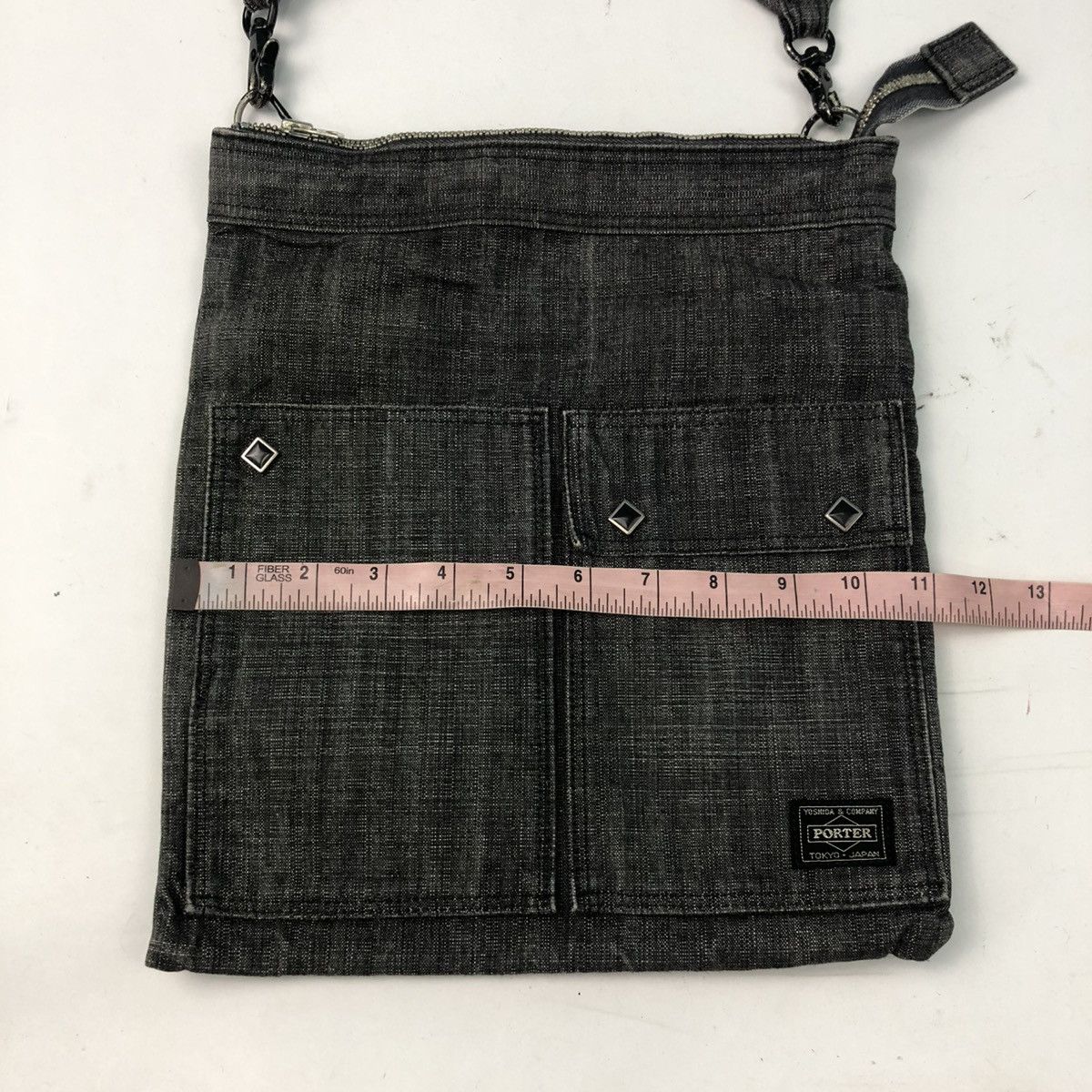 Porter ‼️YES‼️ PORTER DENIME CROSSBODY SLING BAG Size ONE SIZE - 11 Thumbnail