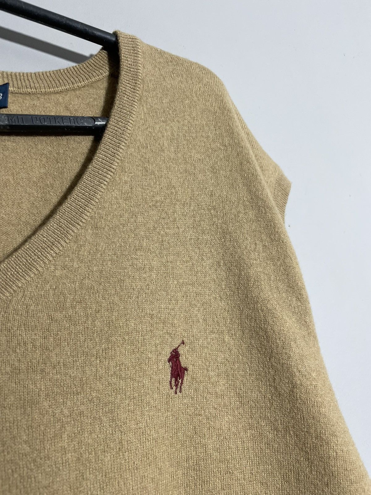 Polo Ralph Lauren × Vintage Vintage Polo Ralph Lauren Beige Old Money Style wool vest Size US XXL / EU 58 / 5 - 5 Thumbnail