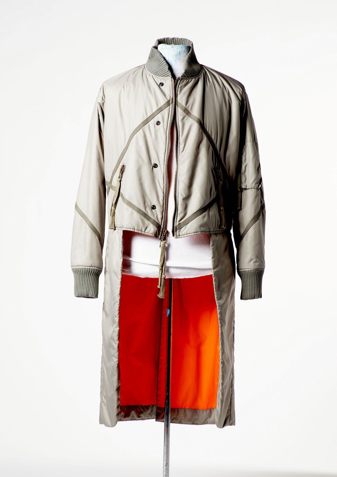 Greg Lauren $2000 Greg Lauren Army Tails Nylon Flight Jacket Size US L / EU 52-54 / 3 - 1 Thumbnail