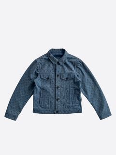 Louis Vuitton, Jackets & Coats, Louis Vuitton X Nigo Monogram Crazy Denim  Workwear Jacket By Virgil Abloh 48