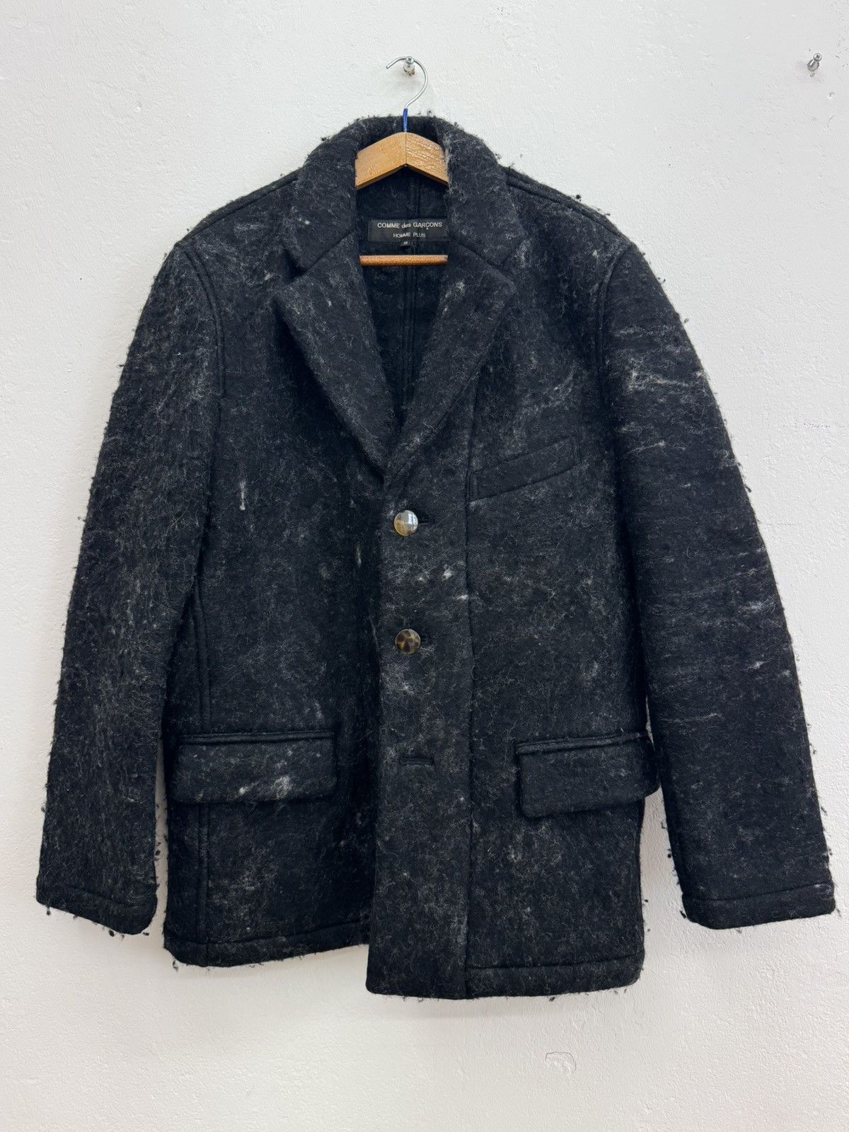 Comme des Garcons Homme Plus Comme des Garçons Homme Plus Felted Wool Jacket - Size M Size US M / EU 48-50 / 2 - 2 Thumbnail