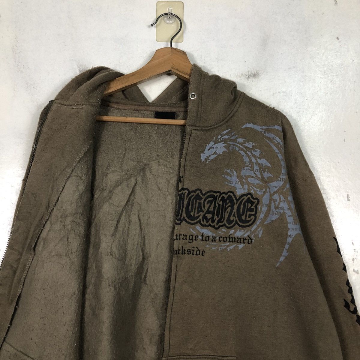 Japanese Brand 📌Vintage Zipper Hoodie Jacket Beaumere Punk Design Backhit Size US L / EU 52-54 / 3 - 14 Thumbnail
