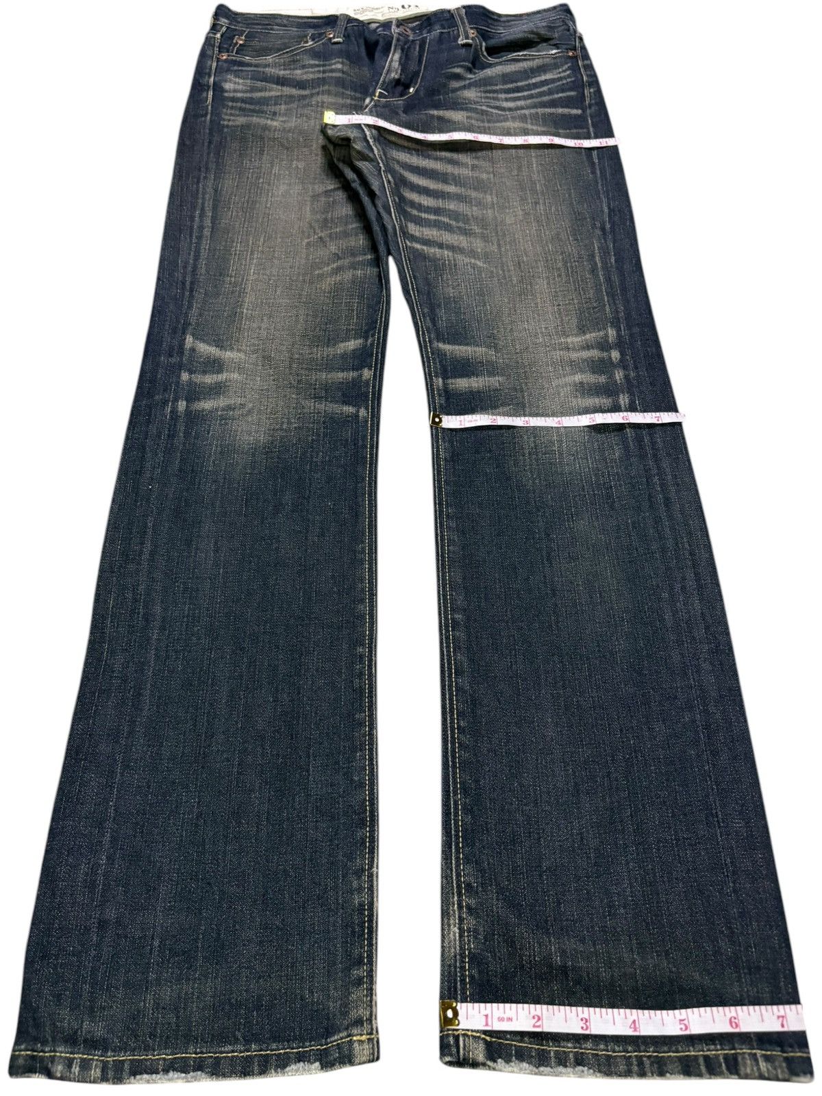 Japanese Brand Vintage Japanese Brand Rusty Wash Jeans Size US 32 / EU 48 - 14 Thumbnail